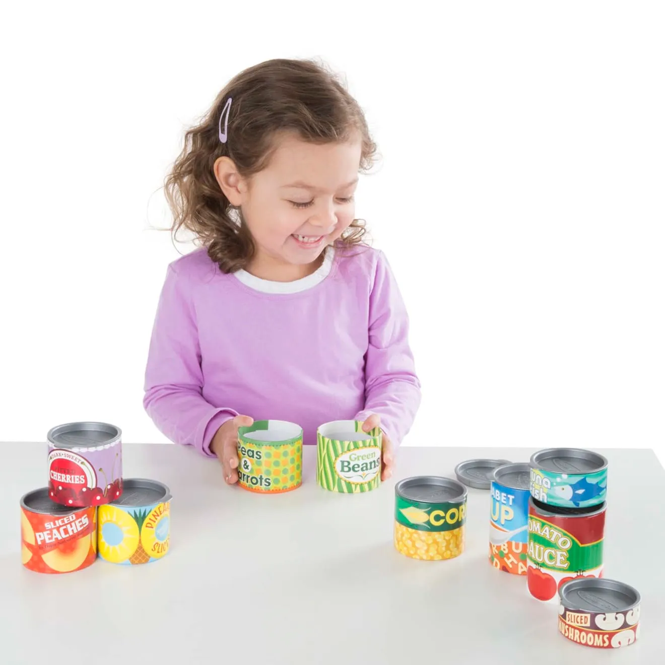 Melissa & Doug Let's Play House Grocery Cans speelblikjes