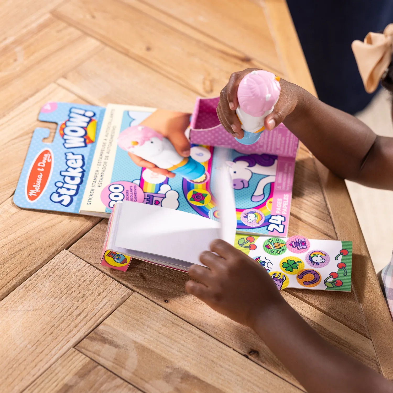 Melissa & Doug Sticker WOW! Unicorn stempelset 500 stickers