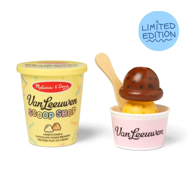 Melissa & Doug Van Leeuwen Scoop Pack speelgoedijs 2 bollen