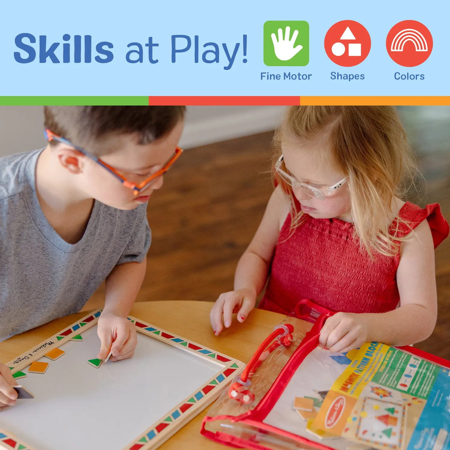 Melissa & Doug magnetisch vormen spel 120 magneten reiskoffer
