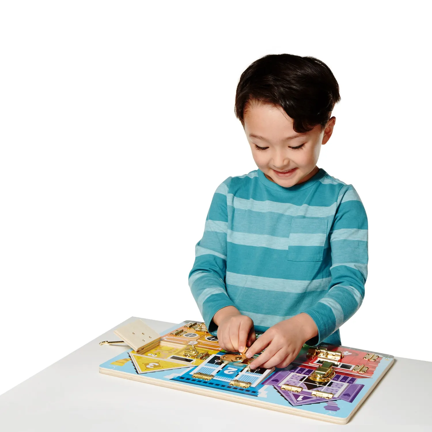 Melissa & Doug Latches Board houten slotjesbord dieren 3+ jaar