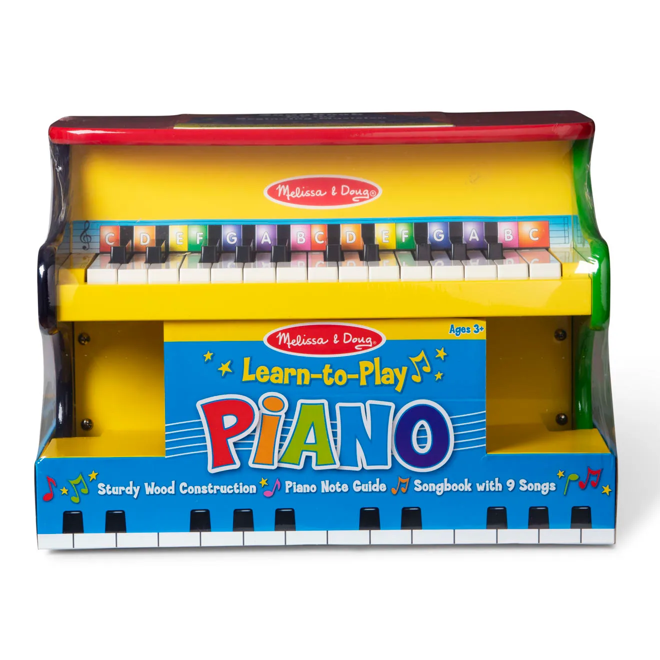 Melissa & Doug Learn-to-Play piano 25 toetsen hout