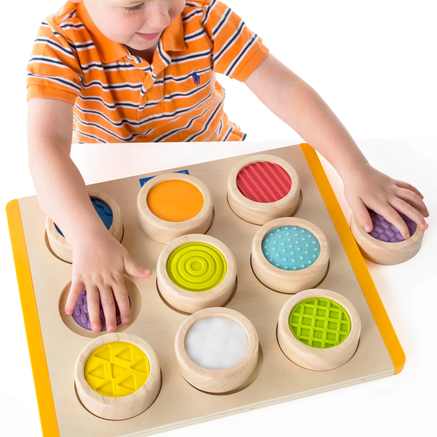 Guidecraft Tactile Search and Match voelpuzzel 9 texturen