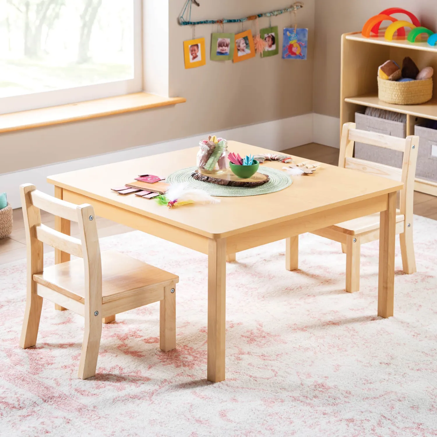 Guidecraft EdQ Classroom kindertafel vierkant 76 cm laminaat