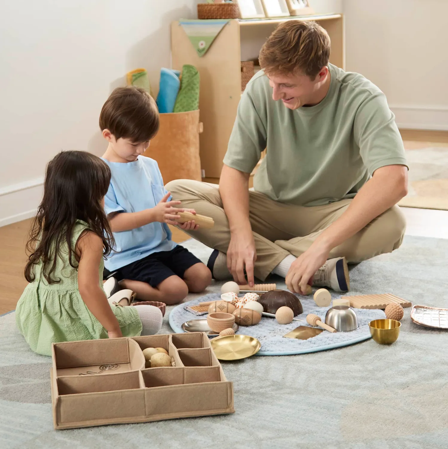 Guidecraft Sound Play loose parts STEM kit geluid