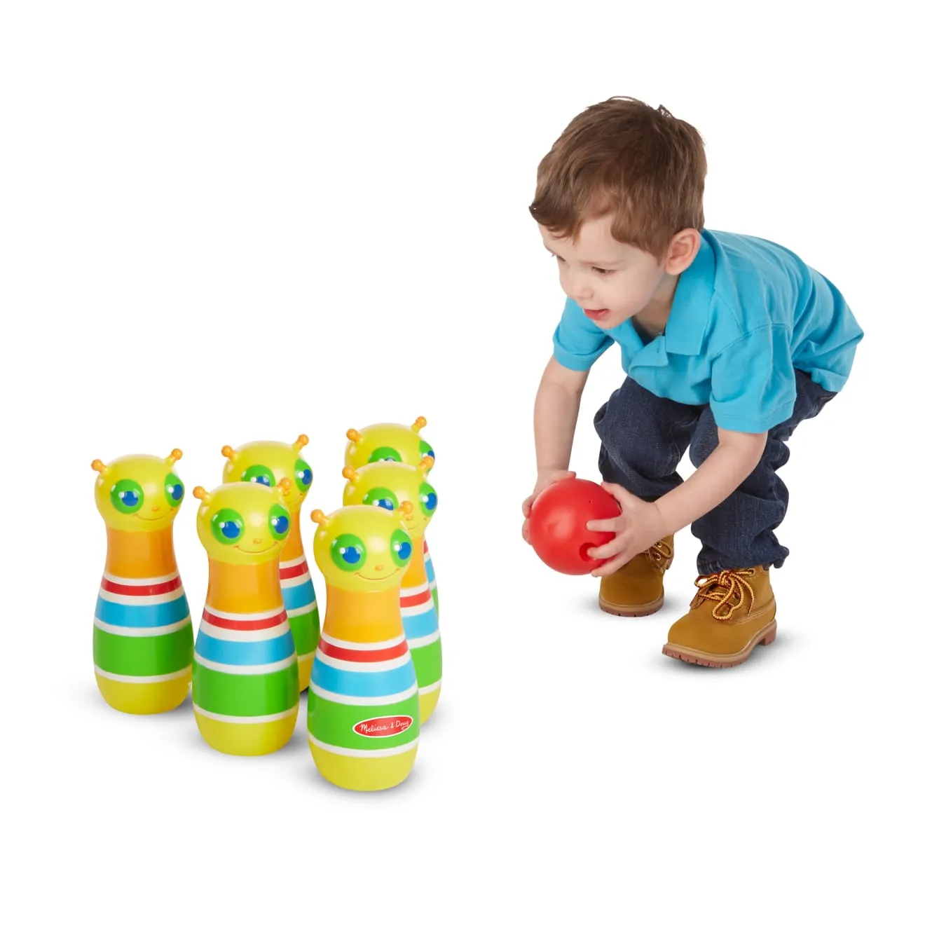 Melissa & Doug Giddy Buggy bowlingset 6 kegels bal