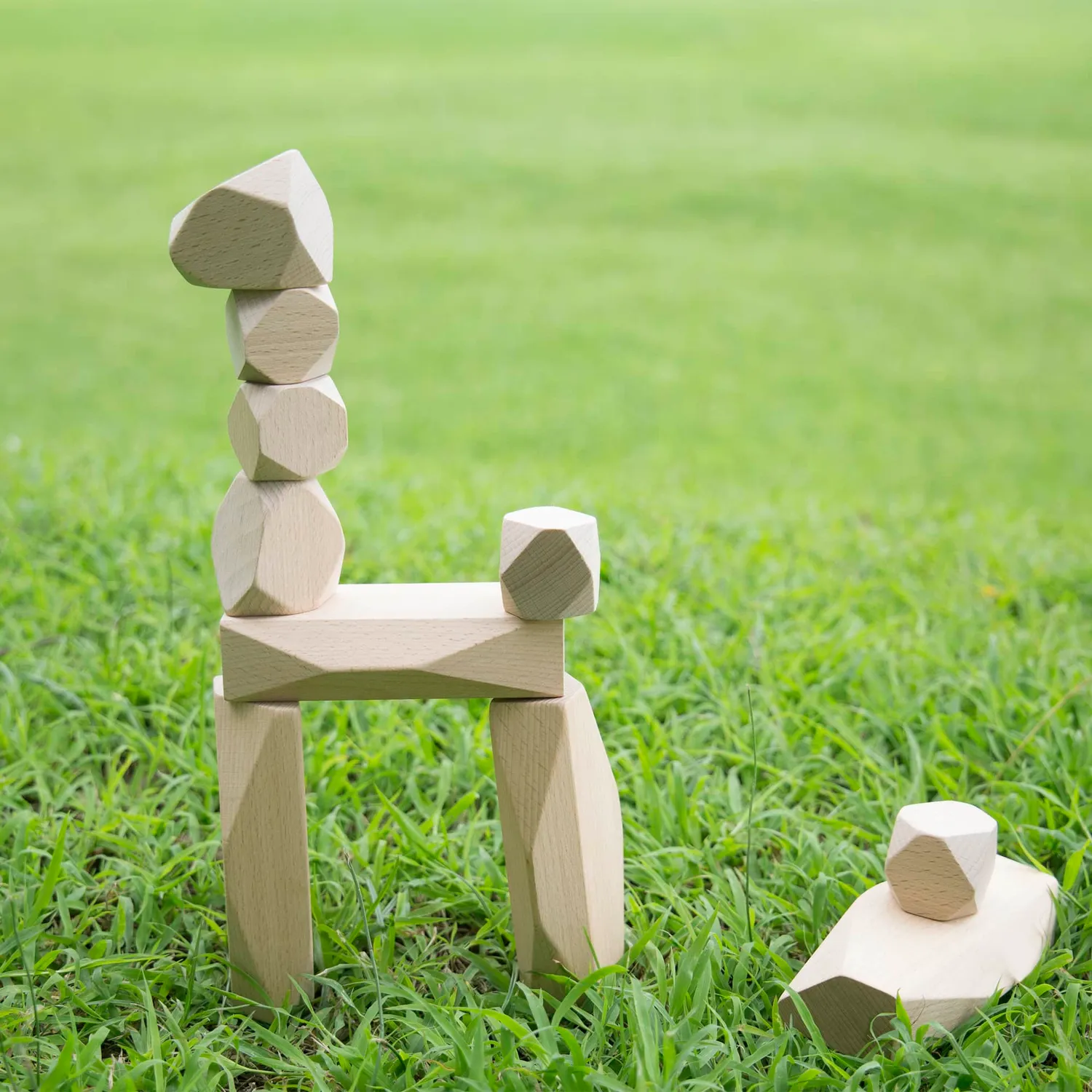 Guidecraft Wood Stackers Standing Stones stapelstenen 20-delig