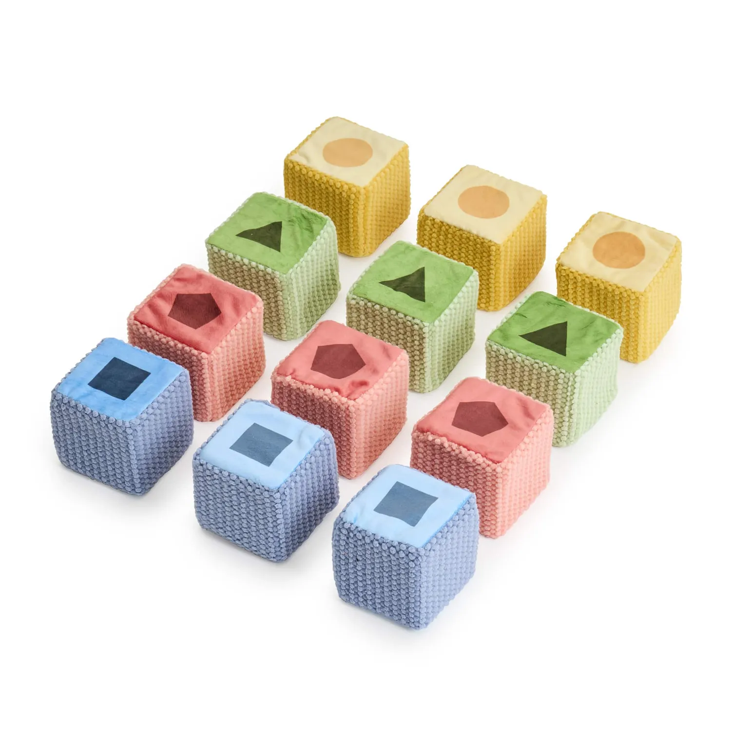 Guidecraft Soft Shape and Color Blocks blokken 12 stuks zacht