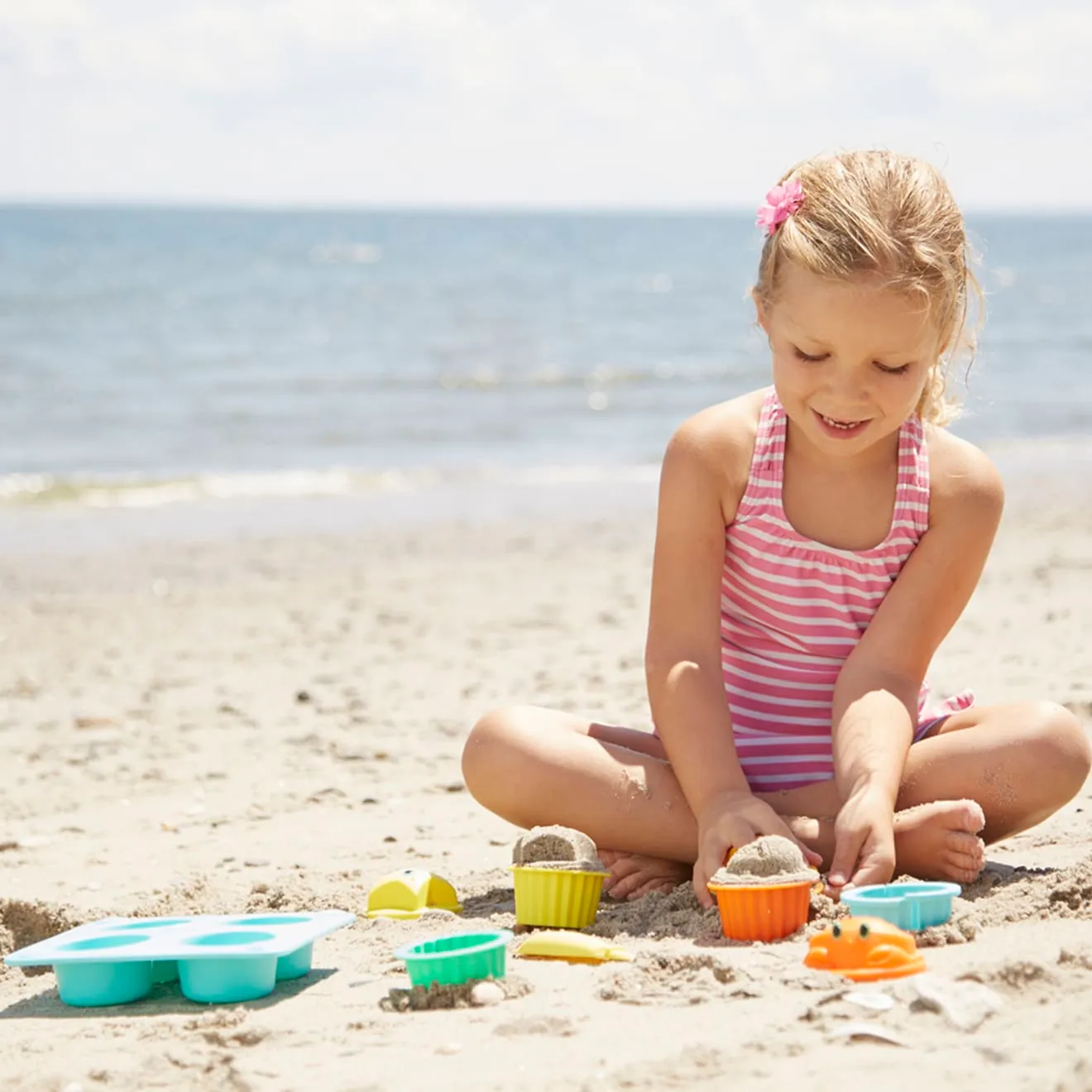 Melissa & Doug Seaside Sidekicks zandspeelgoed cupcake