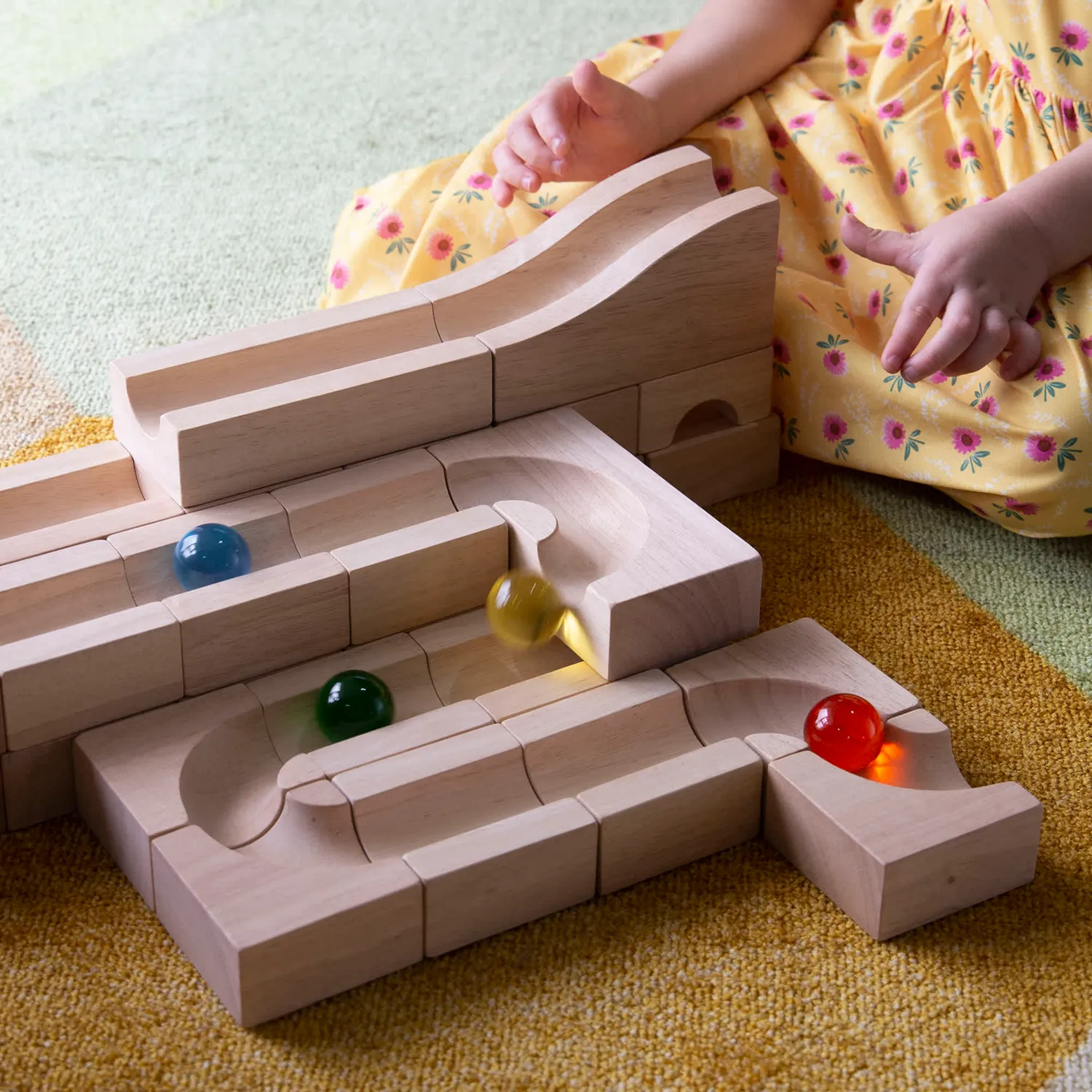 Guidecraft Unit Block Knikkerbaan 40-delig Hout STEM