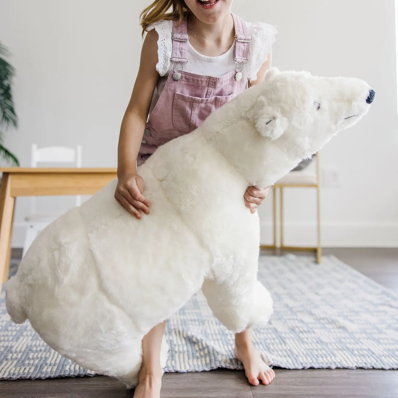 Melissa & Doug Giant Polar Bear knuffel ijsbeer 76 cm pluche