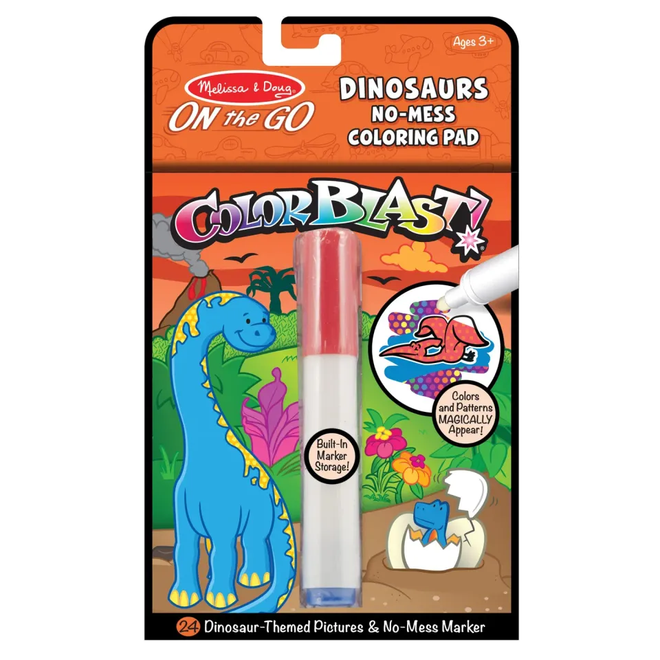 Melissa & Doug On the Go ColorBlast kleurboek dinosaurus