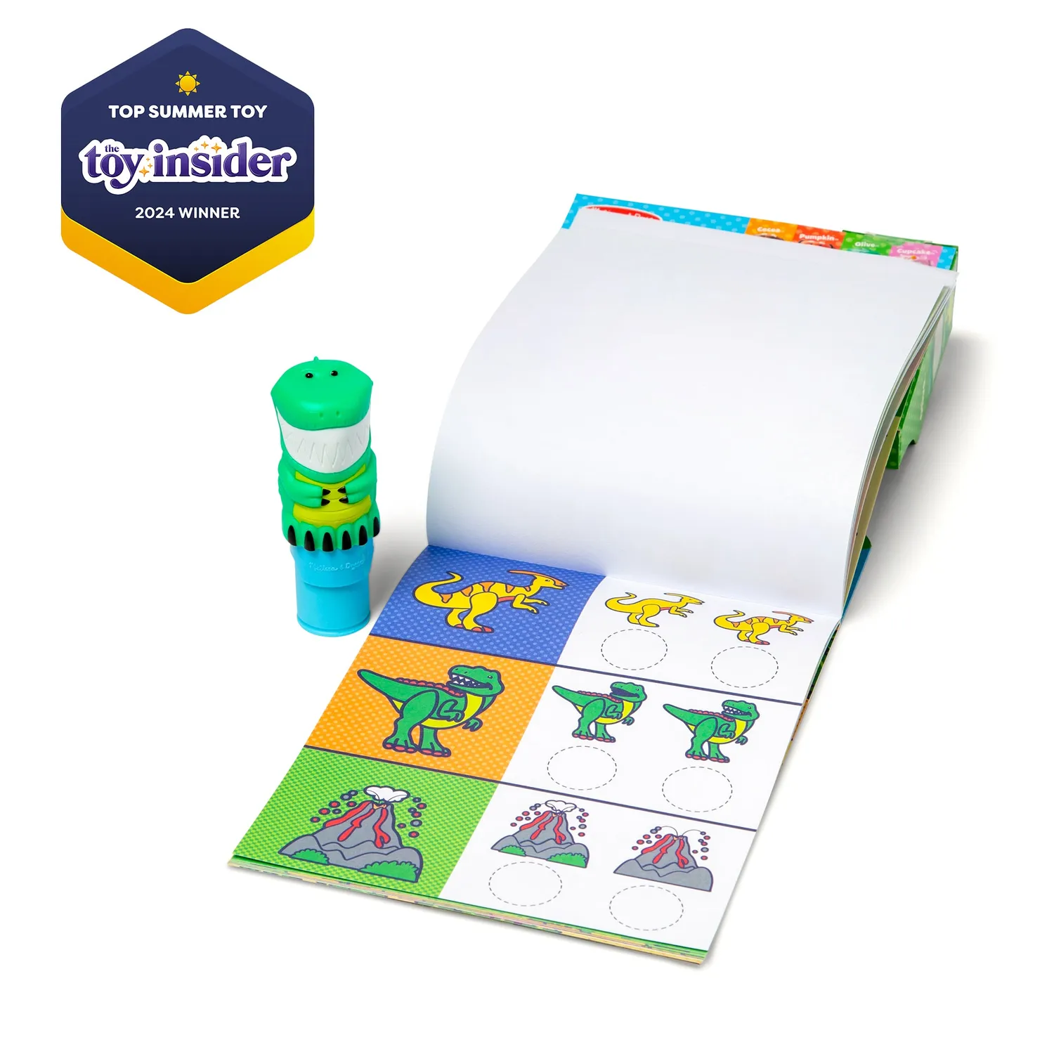 Melissa & Doug Sticker WOW Dino Stempelset 12-pack