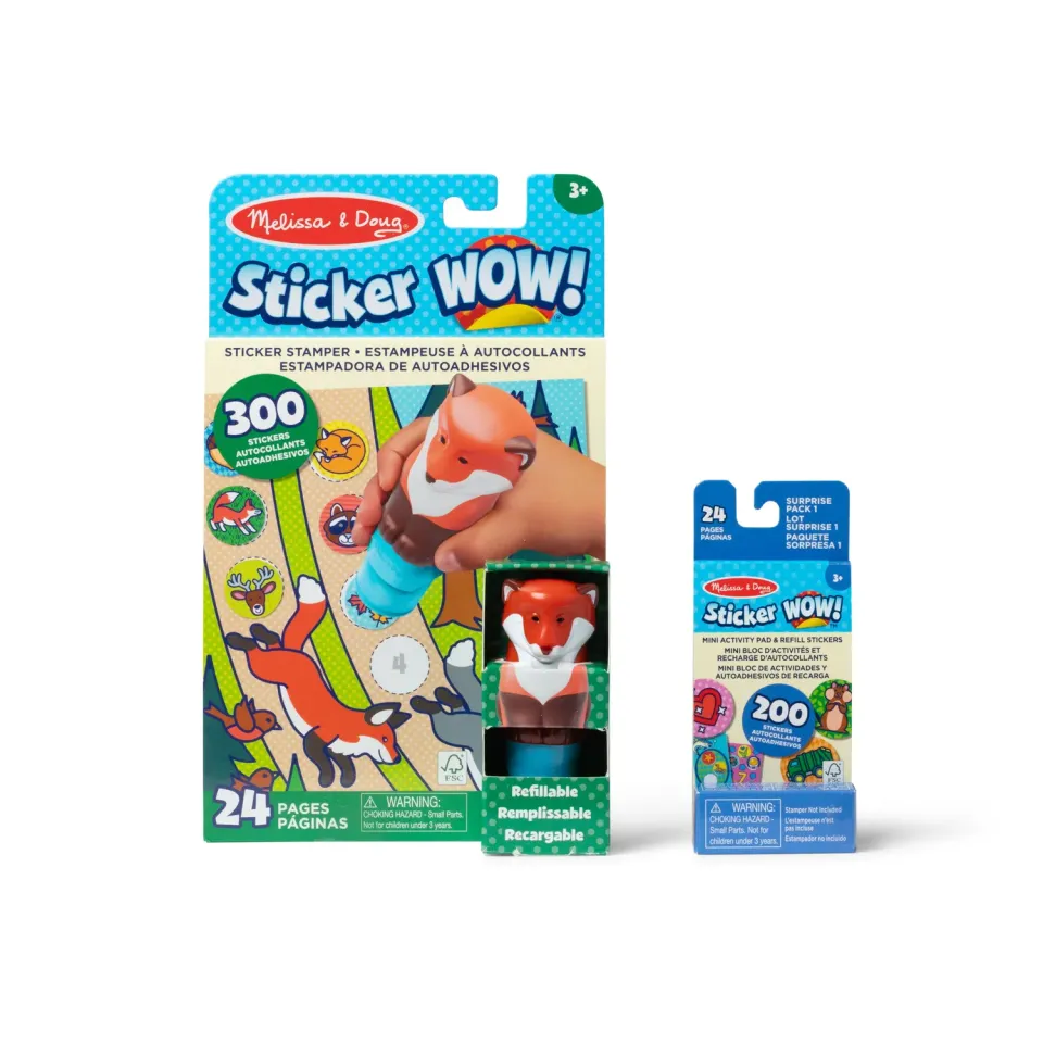 Melissa & Doug Sticker WOW! Fox stickers bundel 500 stuks