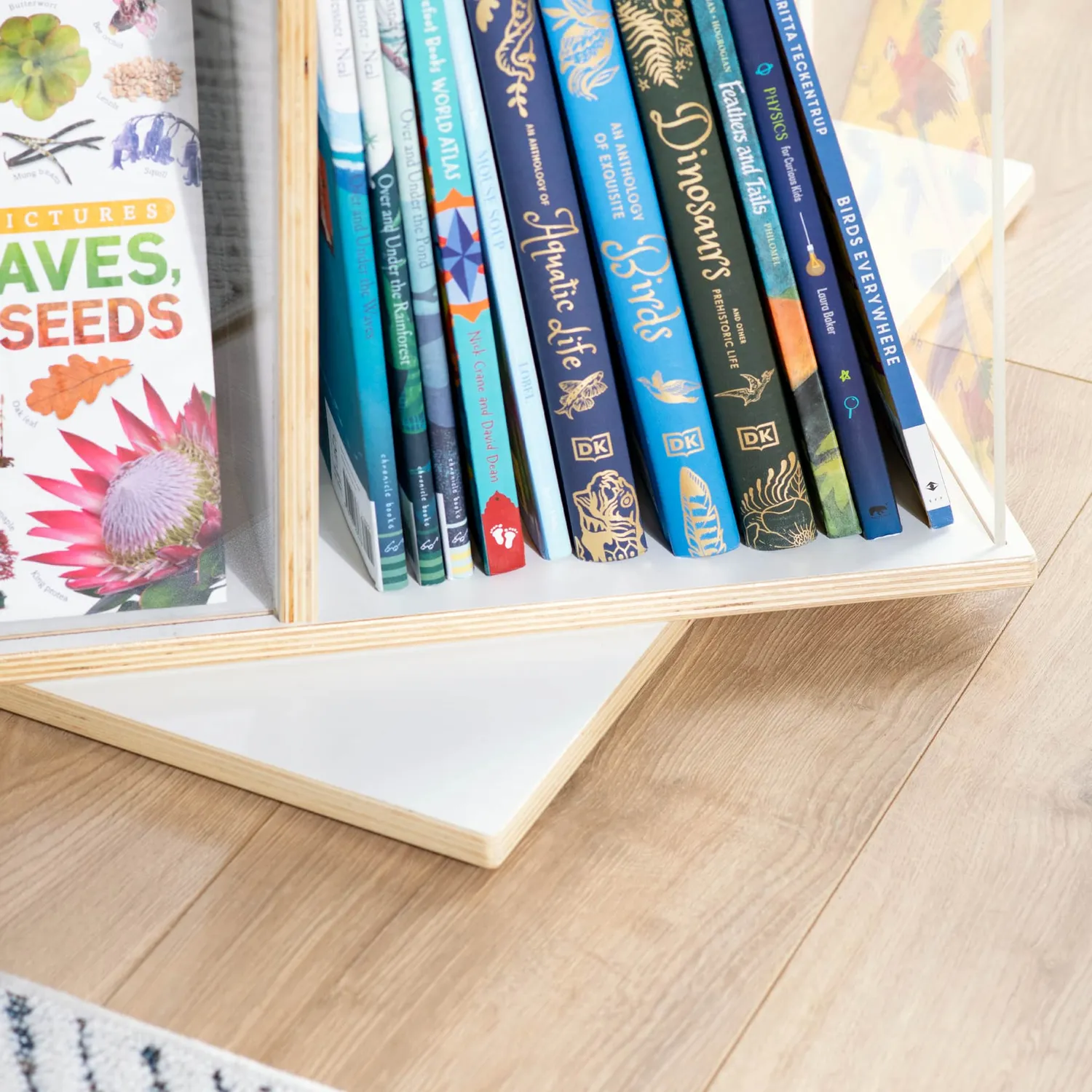 Guidecraft EdQ Rotating Big Book Display boekenkast wit draaibaar
