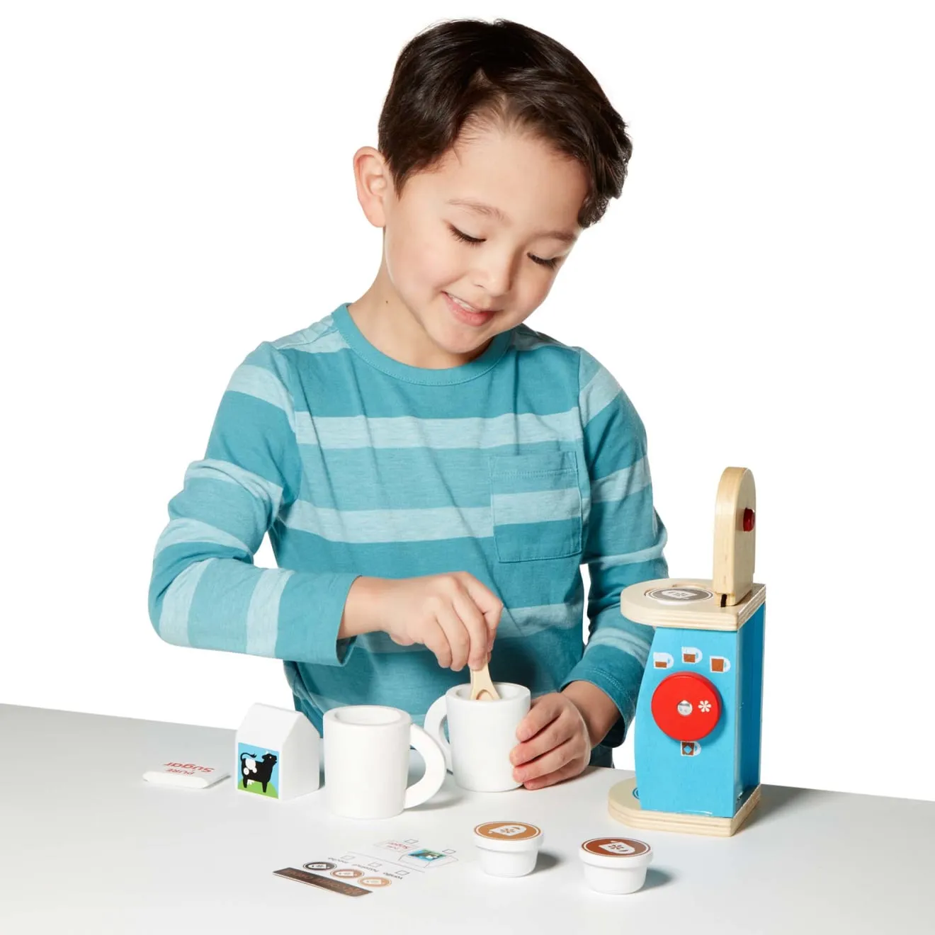 Melissa & Doug Brew & Serve koffieset houten 11-delig