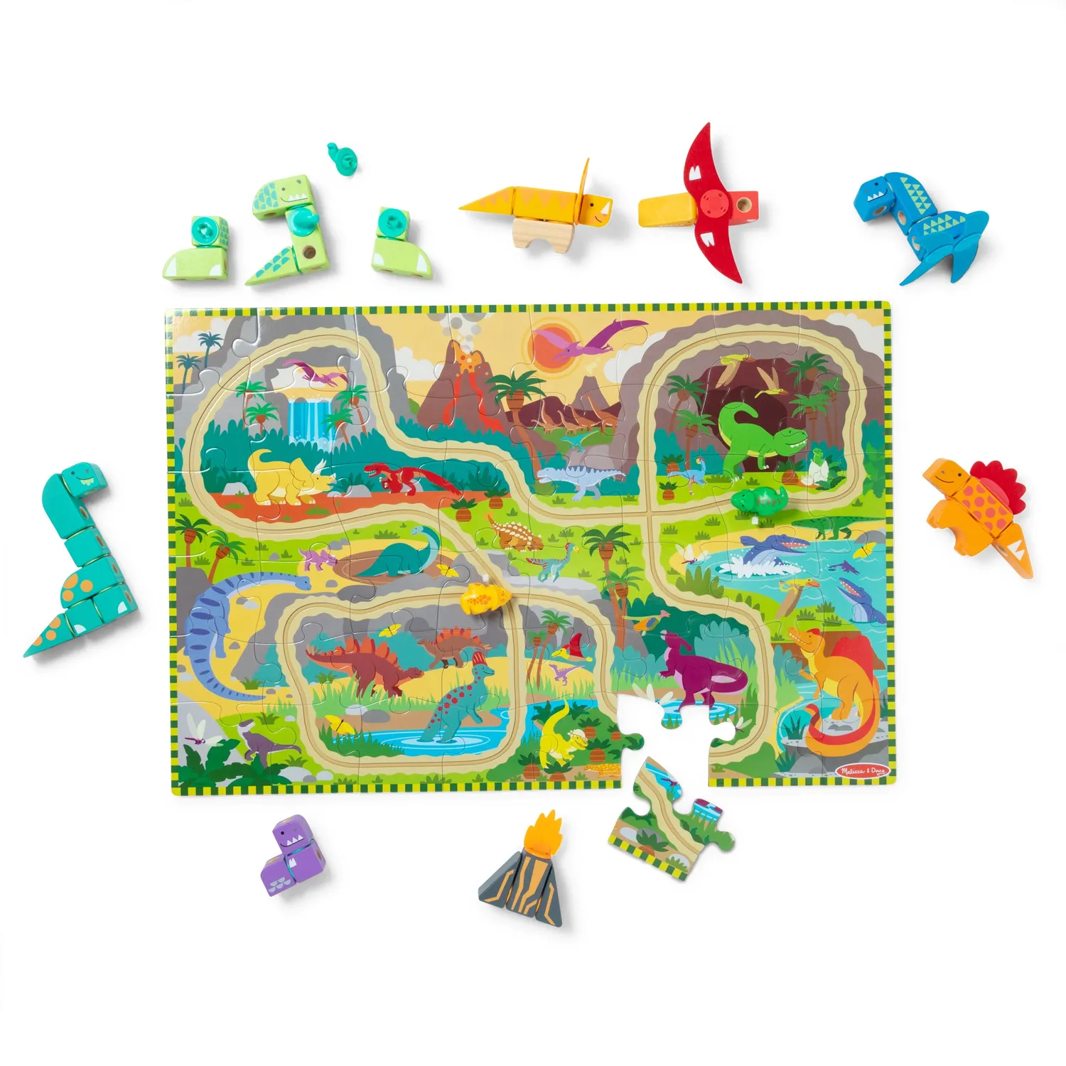 Melissa & Doug Dino Discovery Gift Bundle speelset 3-7 jaar