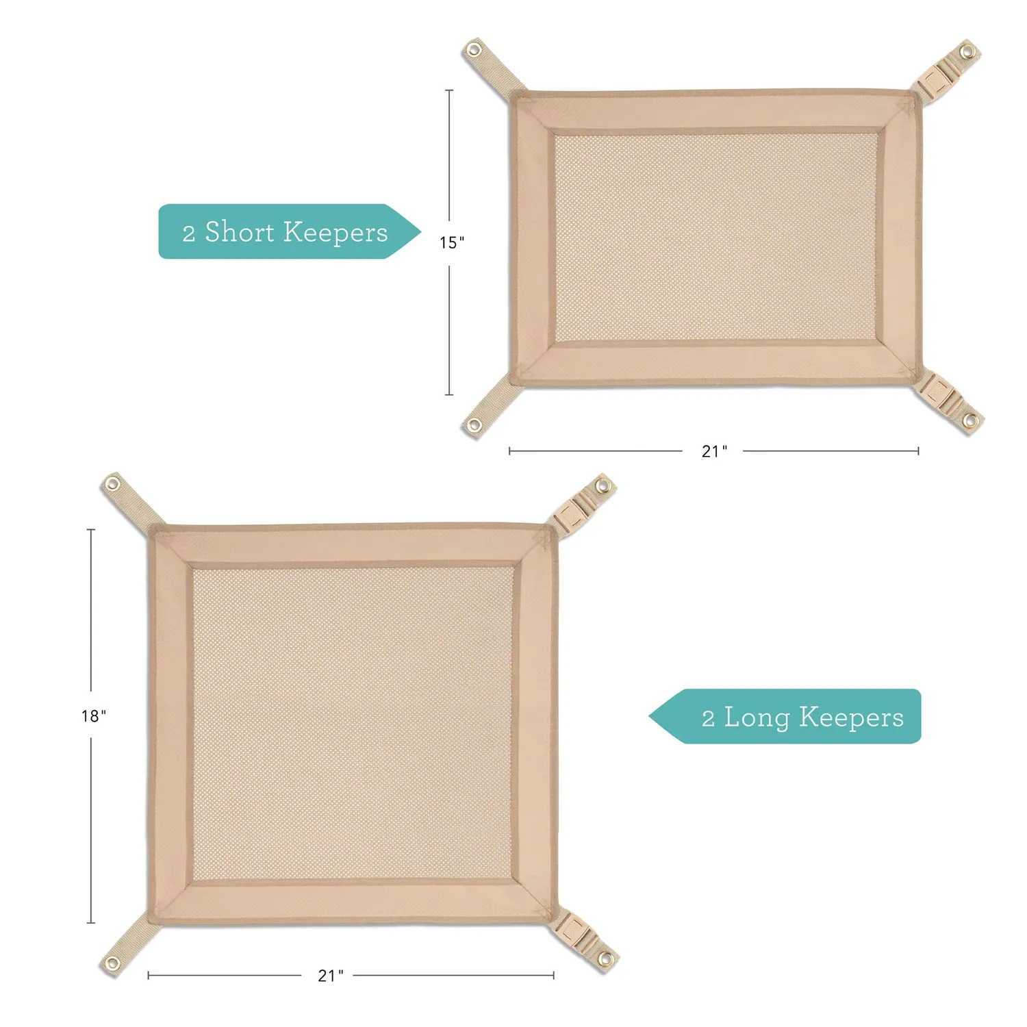 Guidecraft Kitchen Helper Double Keeper veiligheidsnet beige