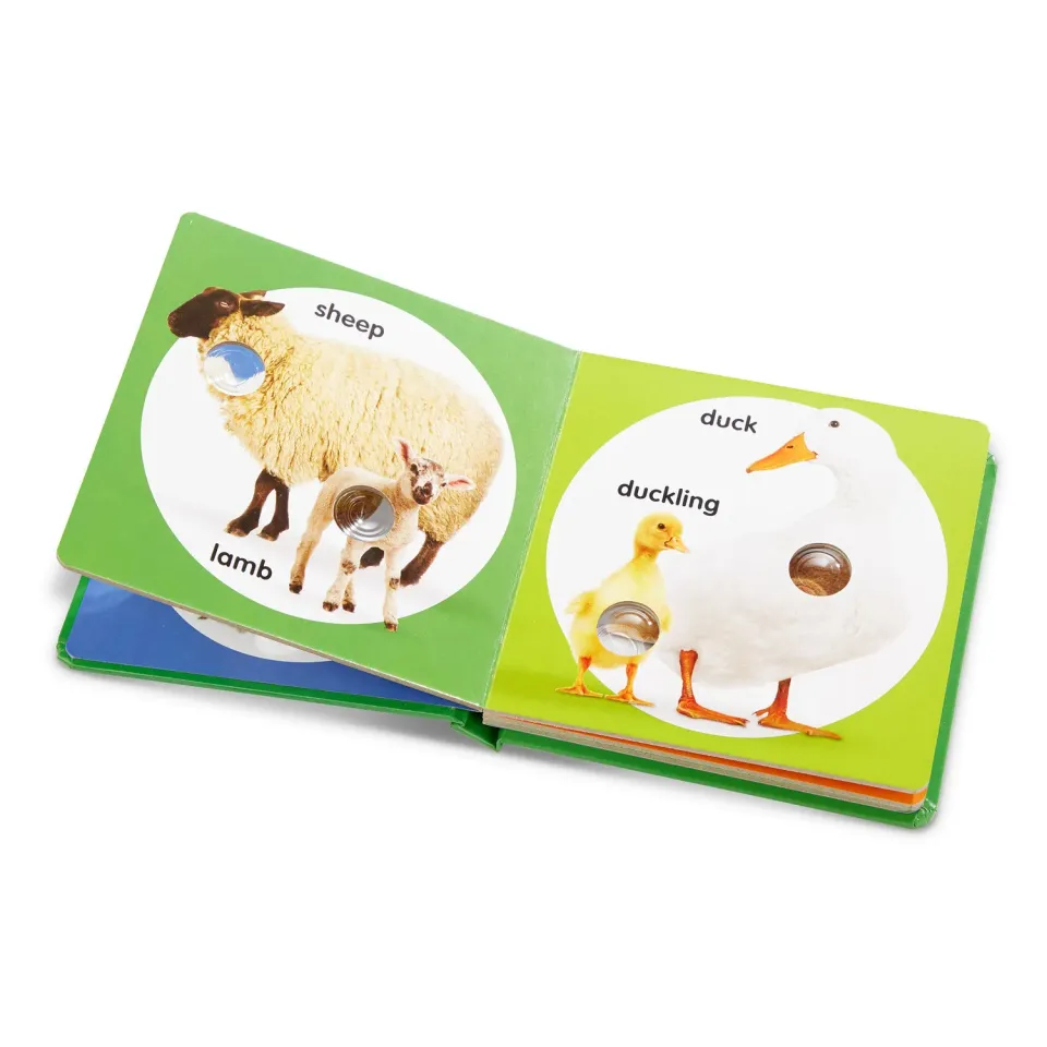 Melissa & Doug Poke-a-Dot Farm kartonboek boerderijdieren 1-2 jr