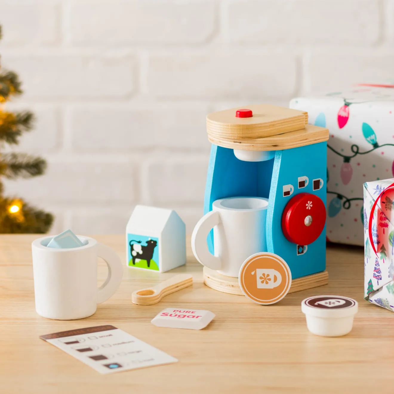 Melissa & Doug Brew & Serve koffieset houten 11-delig
