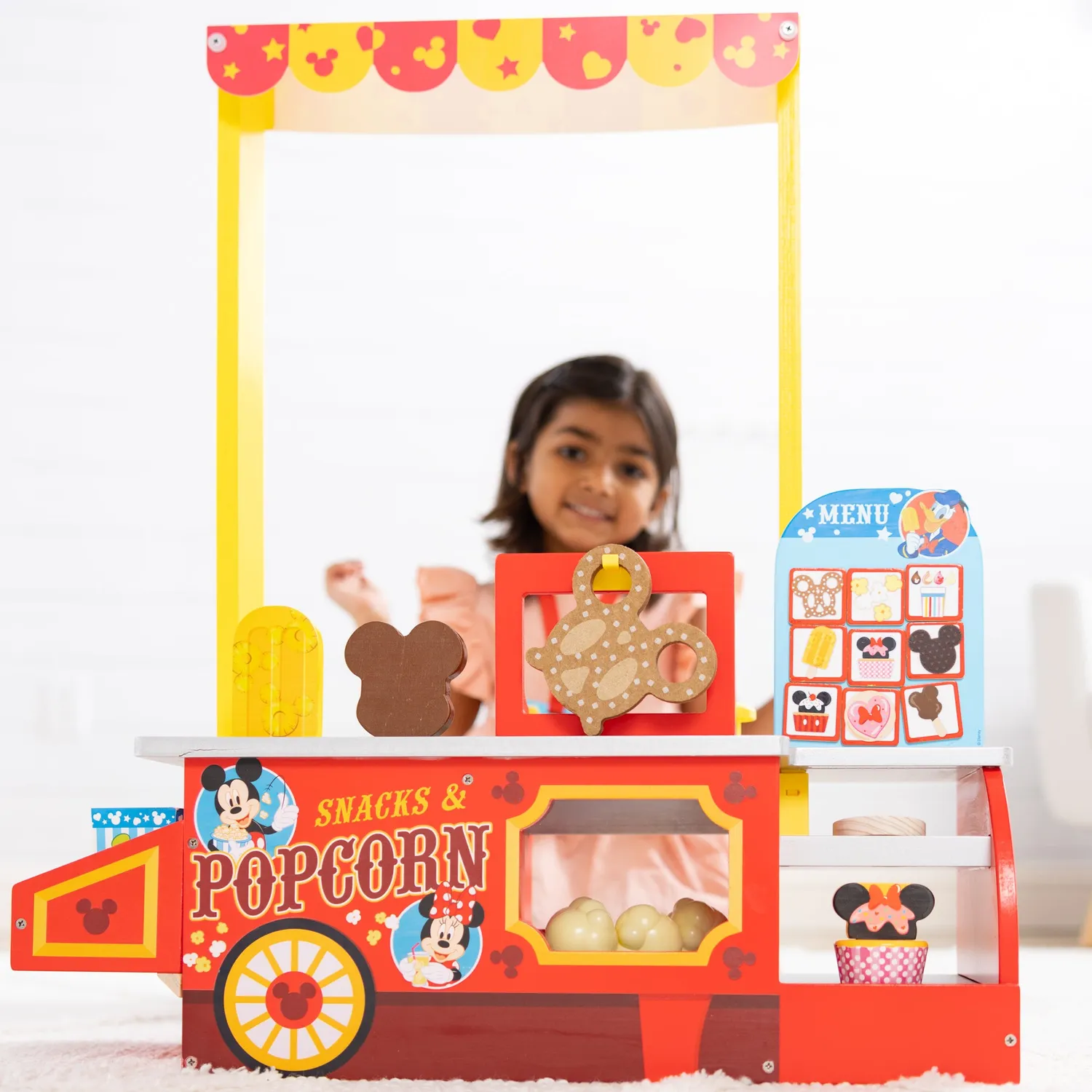 Melissa & Doug Disney Snacks Popcorn Speelwinkel houten 33-delig