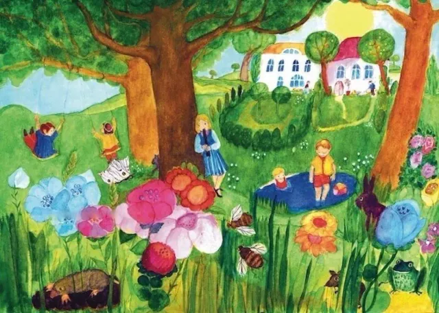 Ginger Fairy Sommertag Kaart Eva-Maria Ott-Heidmann Zomer