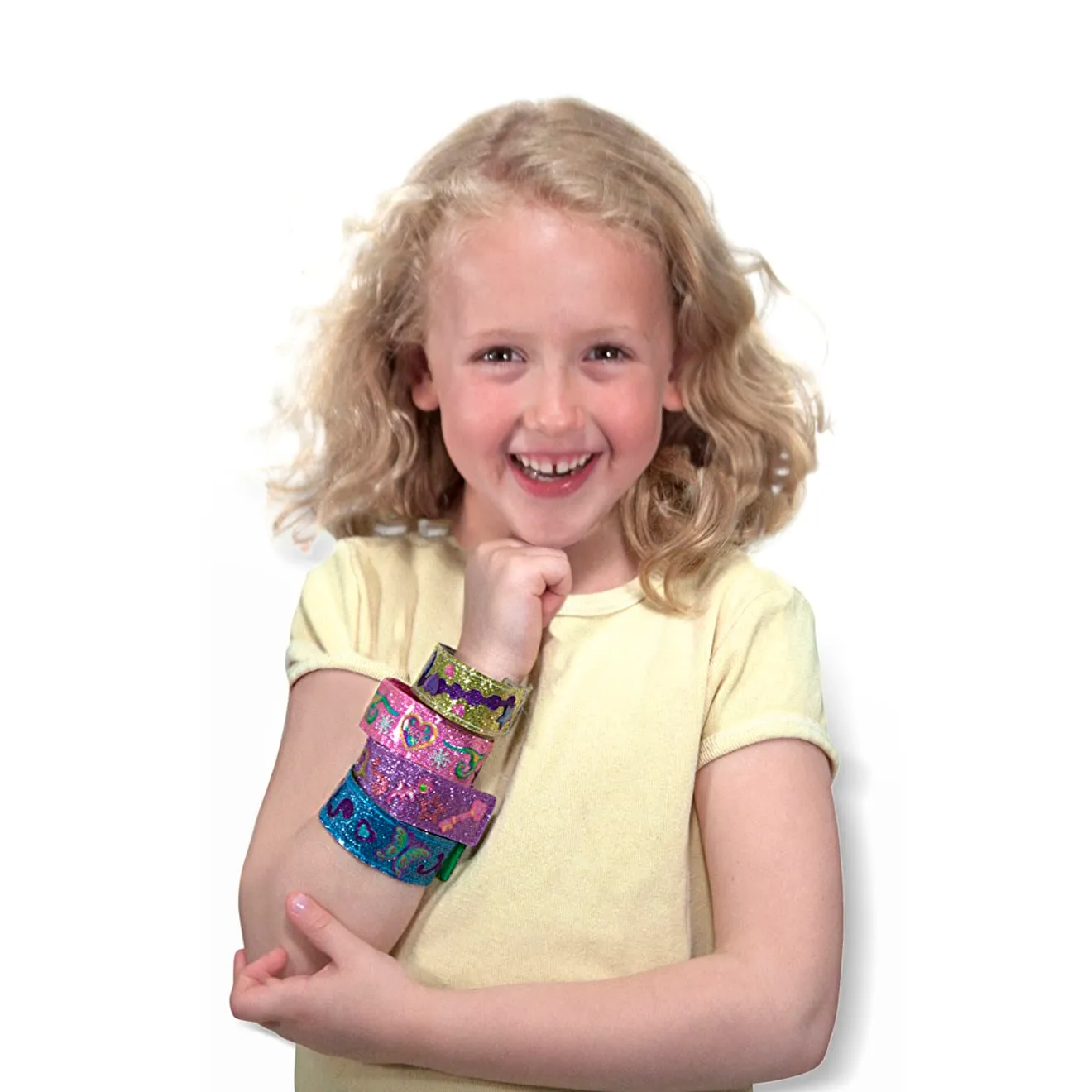 Melissa & Doug Design-Your-Own armbanden knutselset glitter