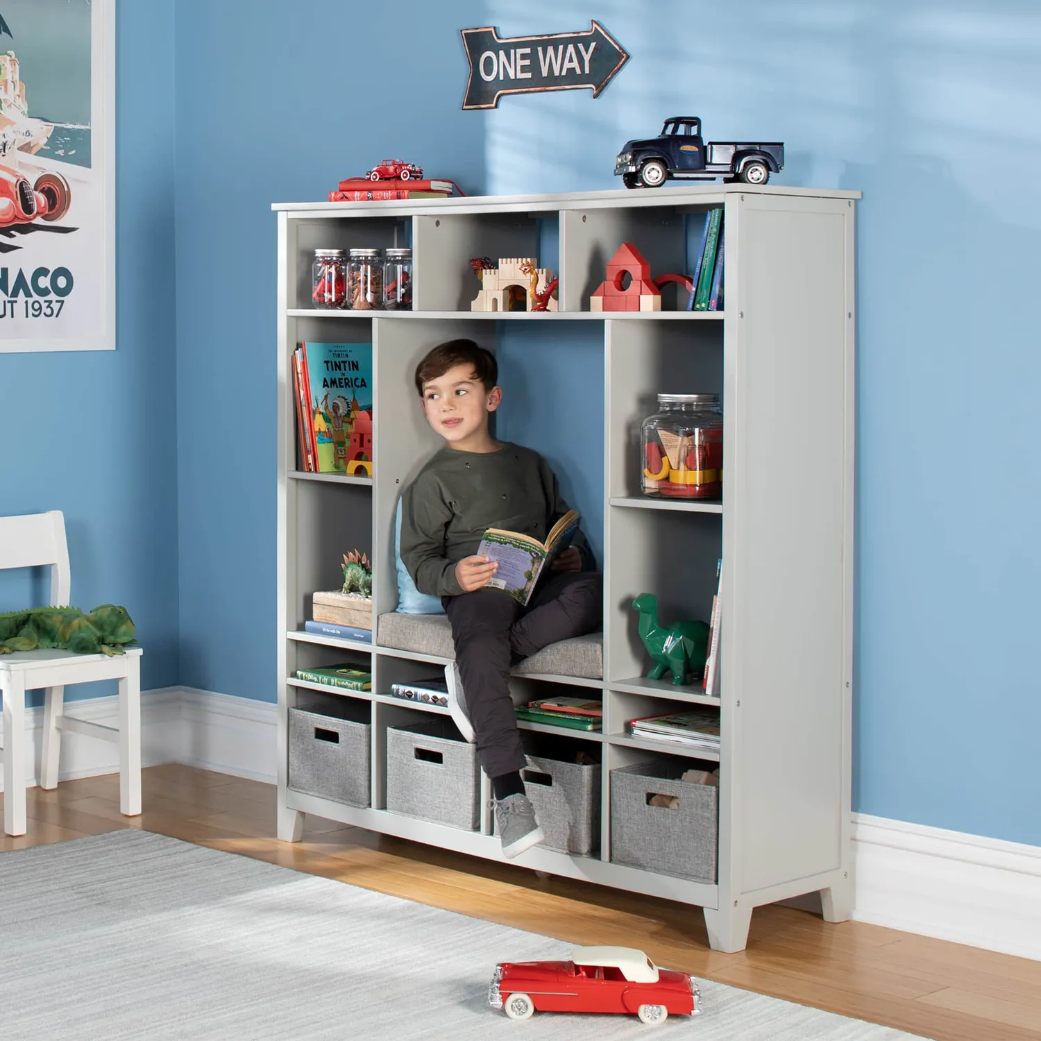 Guidecraft Martha Stewart opbergsysteem wit grijs
