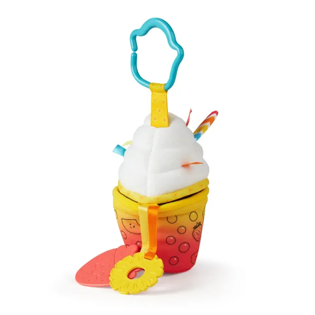 Melissa & Doug Bubble Tea babyspeeltje met clip en spiegel