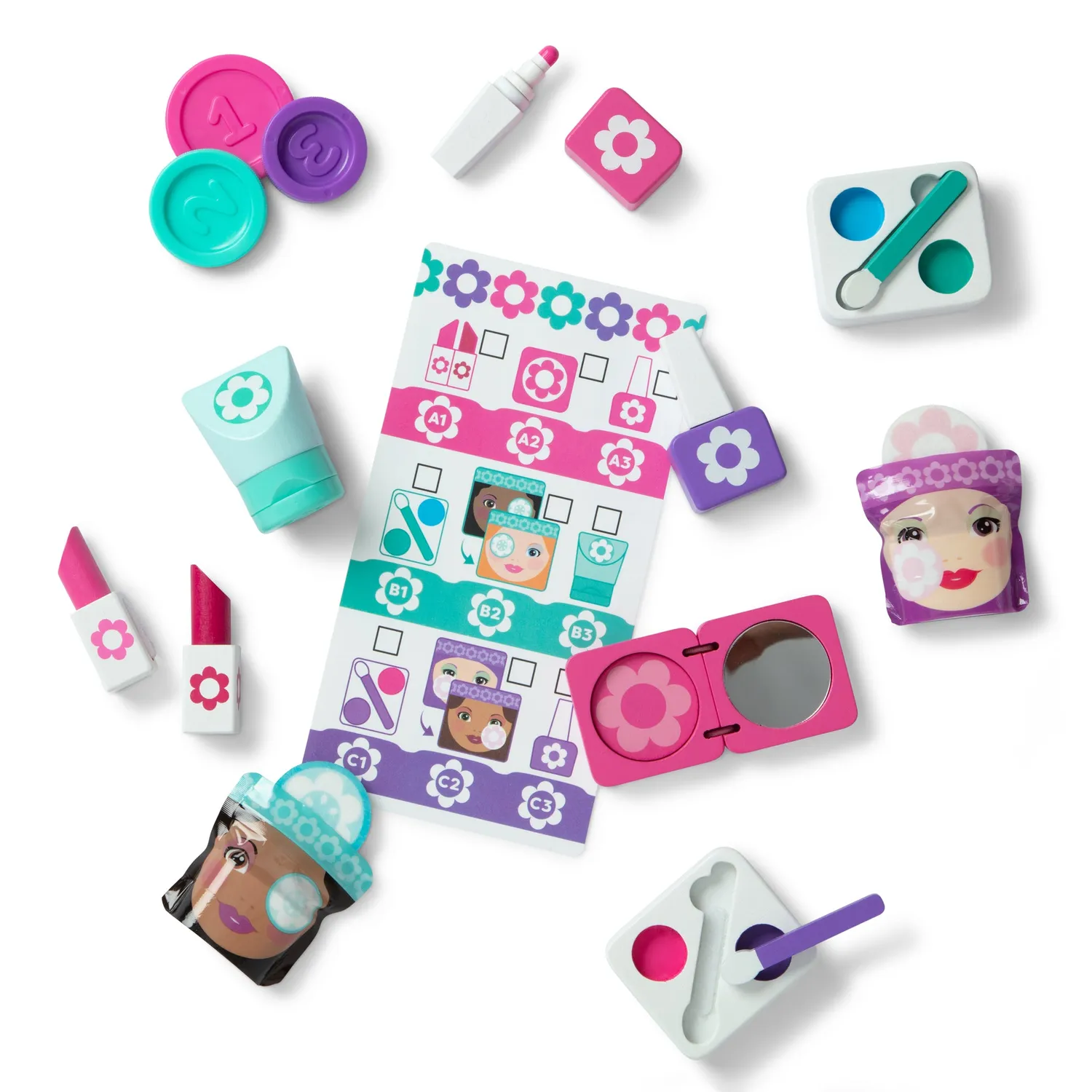 Melissa & Doug Sort Stock Select Beauty Kiosk automaat 9-delig