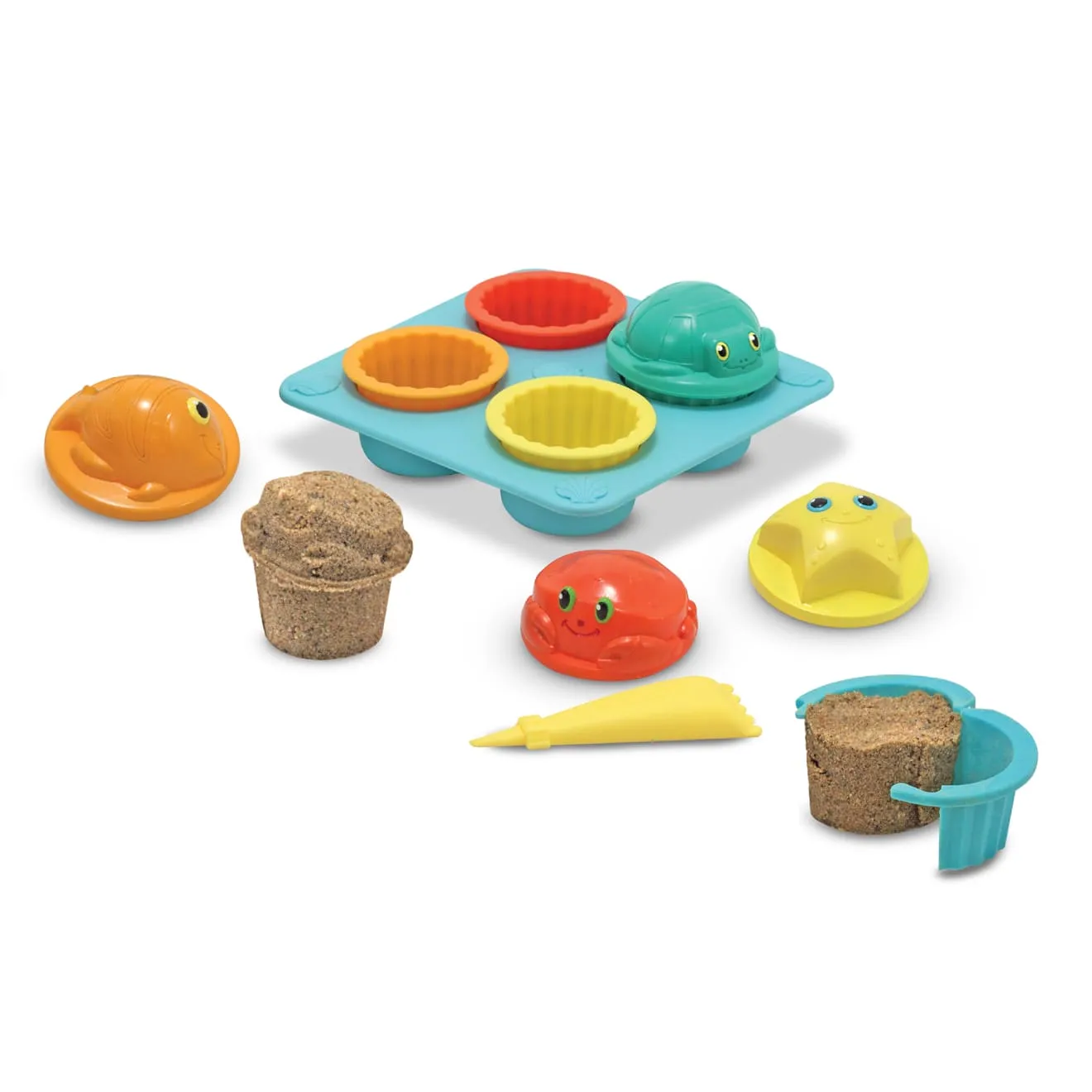 Melissa & Doug Seaside Sidekicks zandspeelgoed cupcake