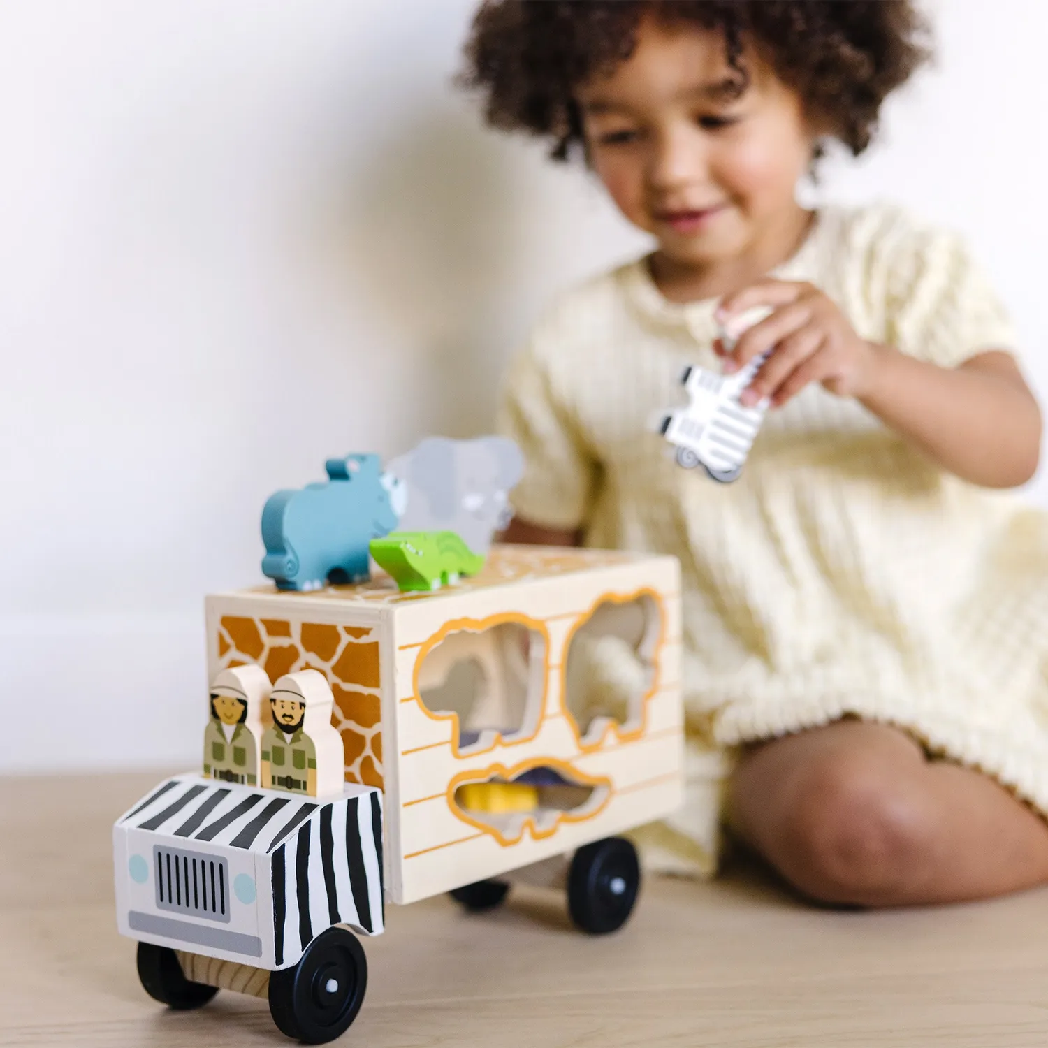 Melissa & Doug Animal Rescue safari speelset 10-delig houten
