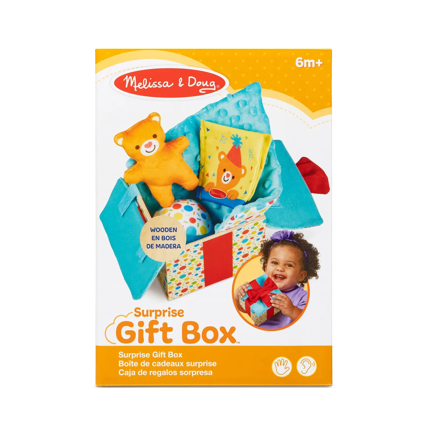 Melissa & Doug Surprise Gift Box baby speelbox zintuigen