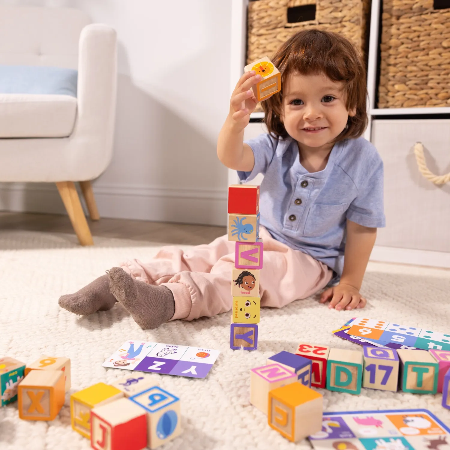 Melissa & Doug Ms Rachel Blokken Hout 30 stuks