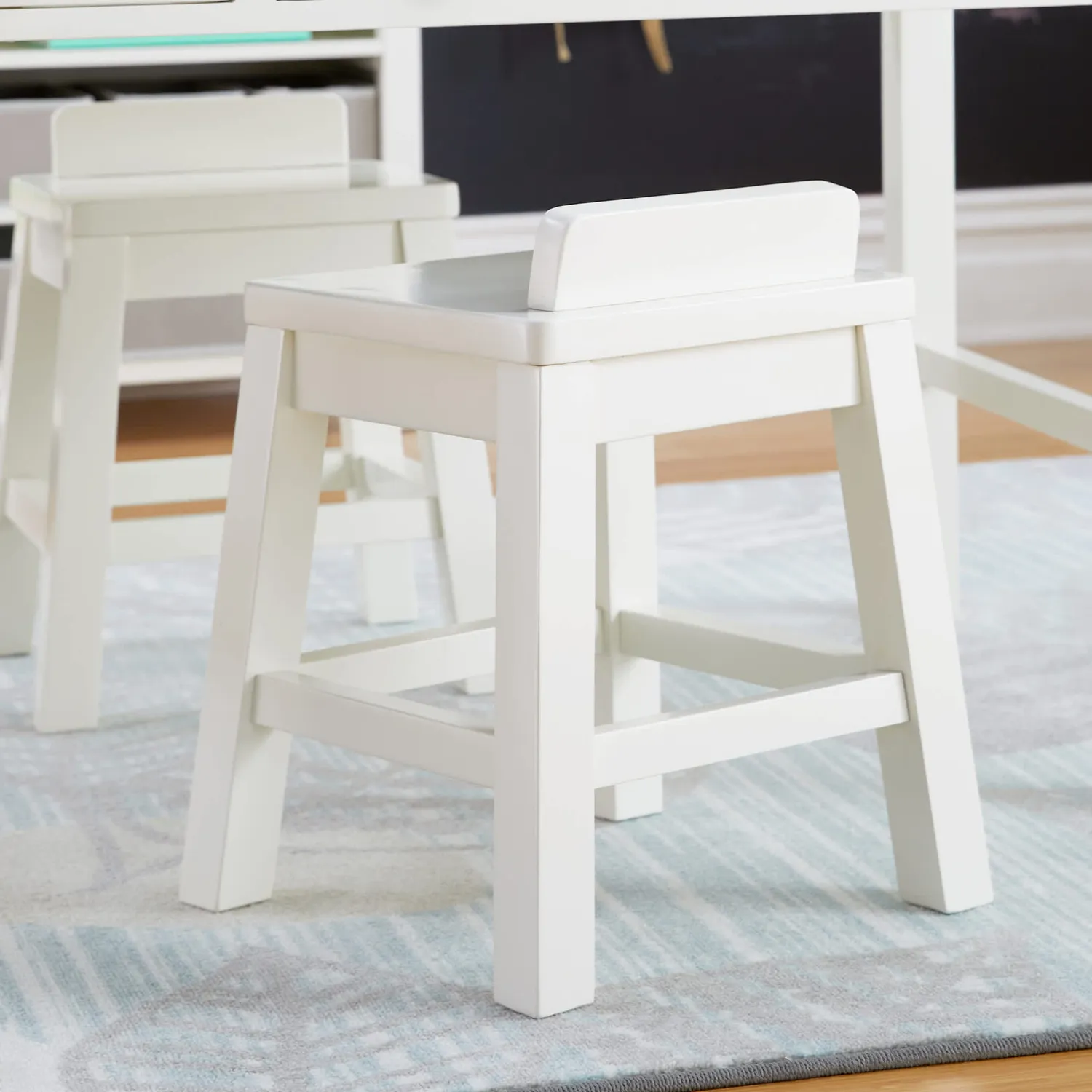 Guidecraft Martha Stewart Crafting Kids kruk set van 2 wit geel