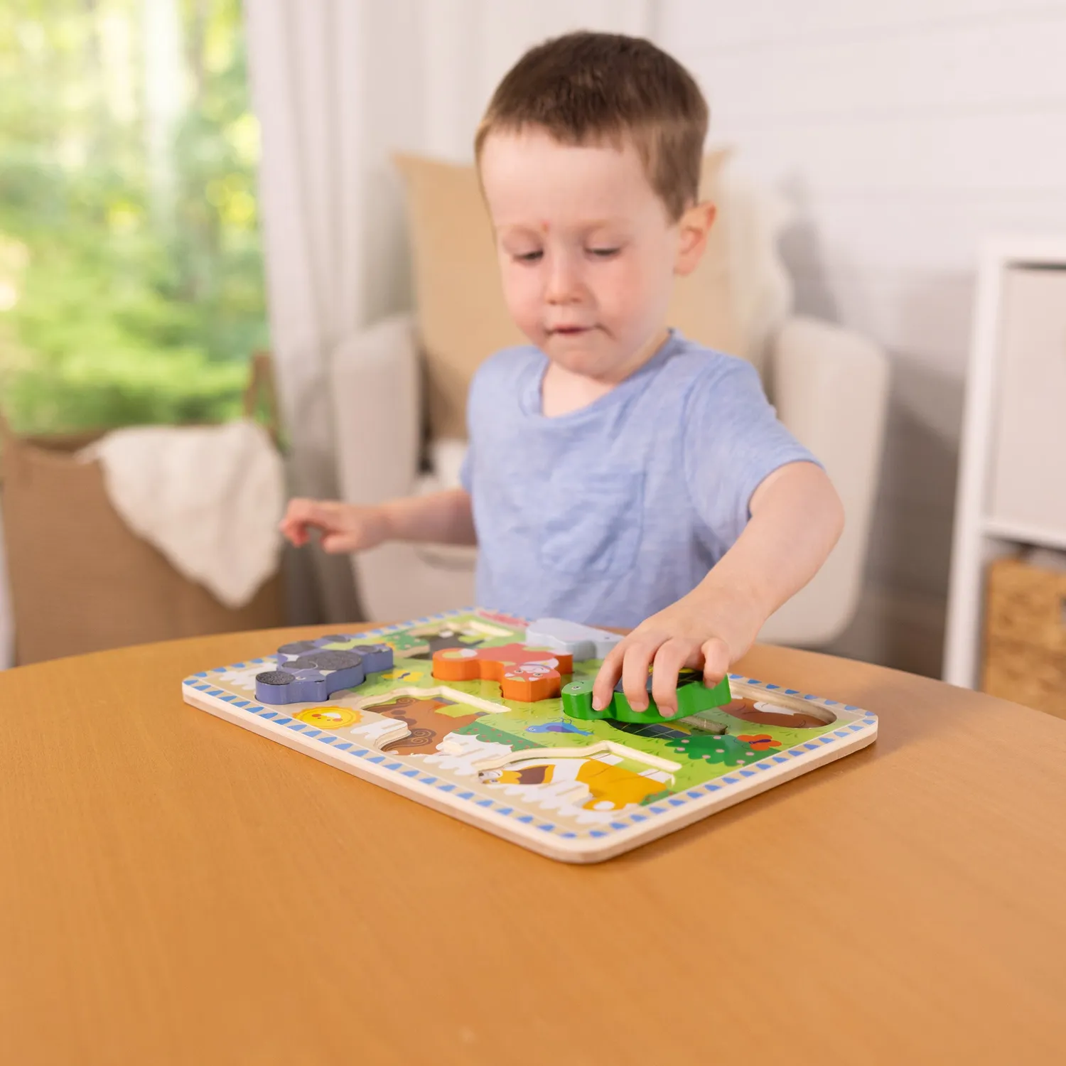 Melissa & Doug Pets houten puzzel 8 stukjes dieren 2+ jaar