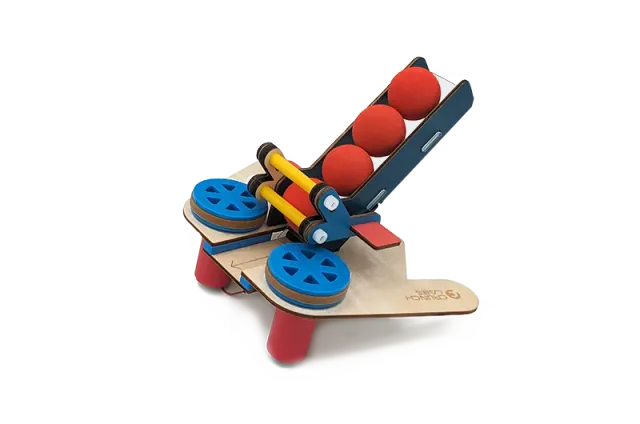 Mark Rober Ball Launcher bouwpakket dispenser 8+ bouwen