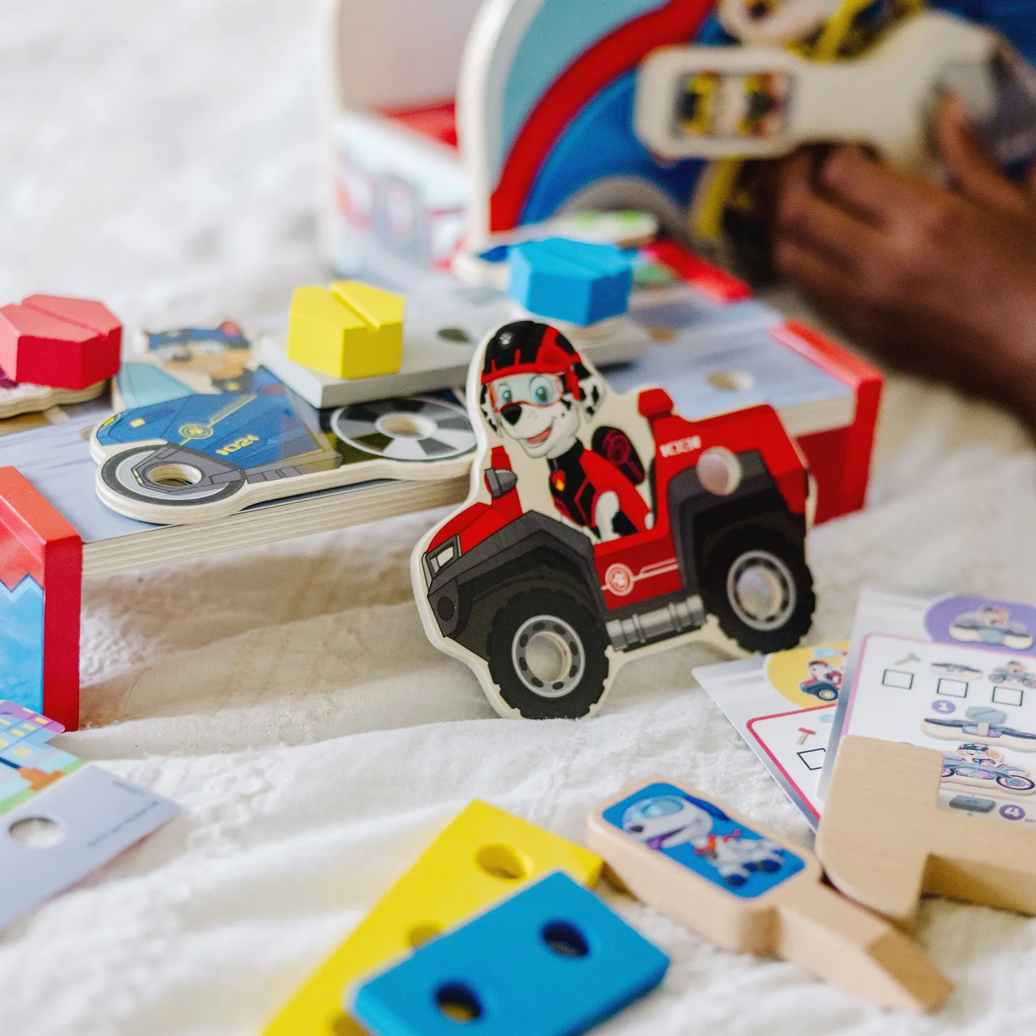 Melissa & Doug PAW Patrol Match & Build missiecruiser hout