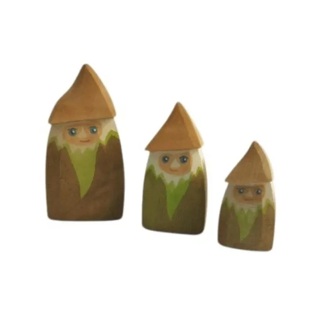 Ginger Fairy droomkabouter houten figuur handgemaakt
