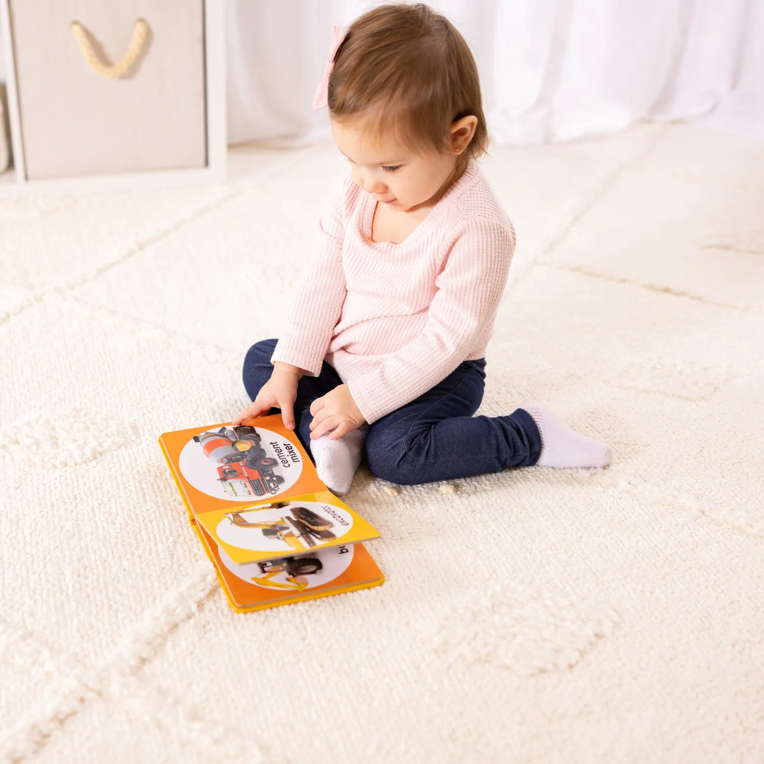 Melissa & Doug Poke-A-Dot Construction Vehicles kartonboek