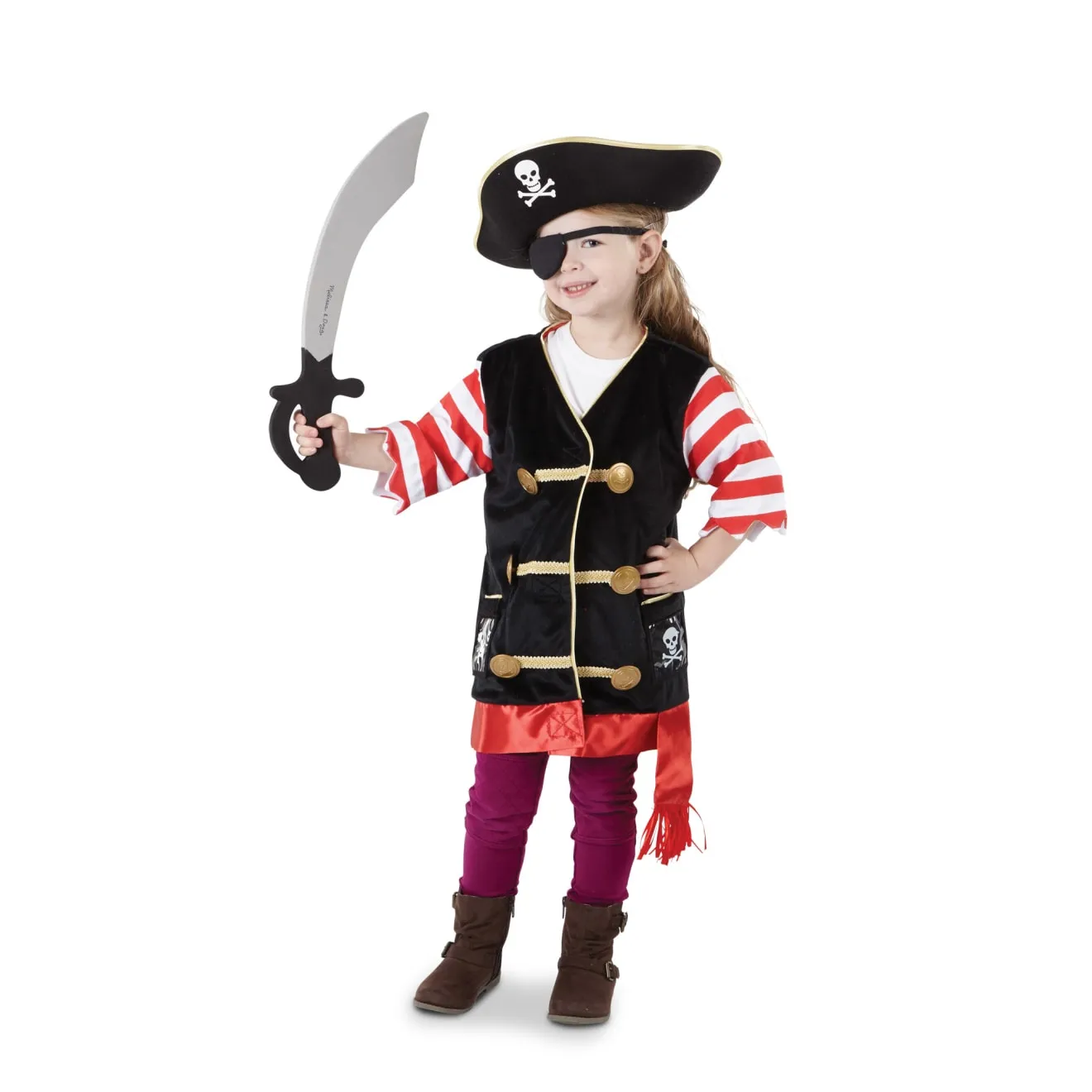 Melissa & Doug Pirate verkleedset piraat 3-6 jaar 5-delig