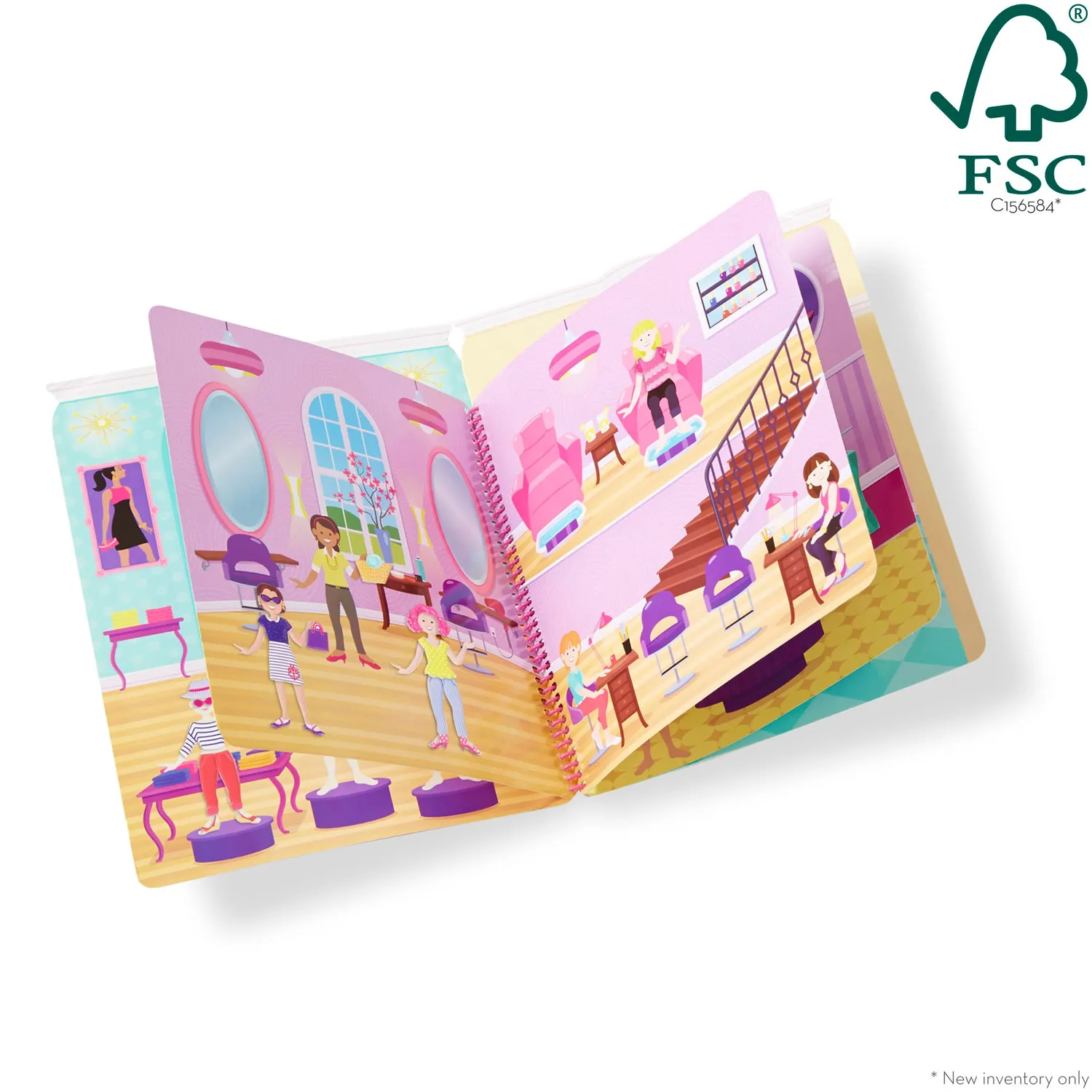Melissa & Doug Puffy Sticker Activity Book Day of Glamour stickerboek