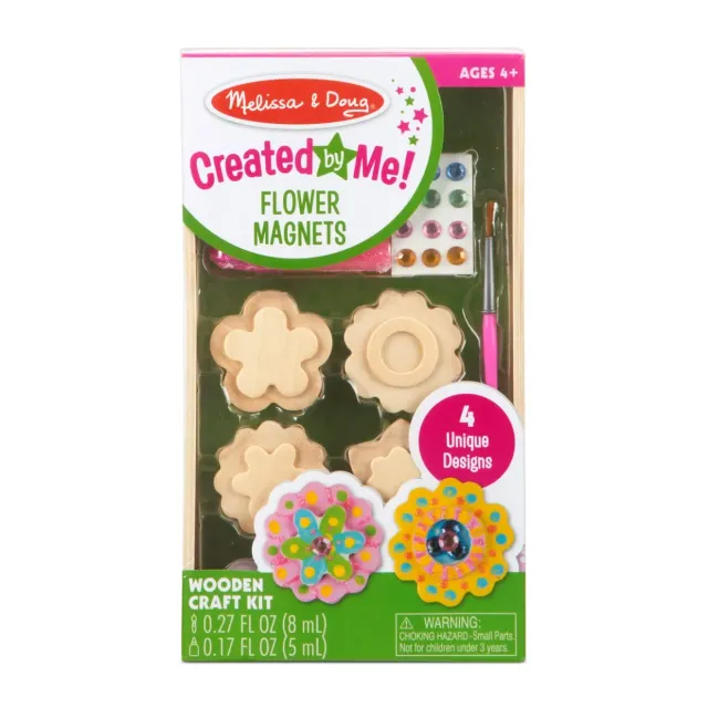 Melissa & Doug Created by Me Flower Magnets knutselset bloemen