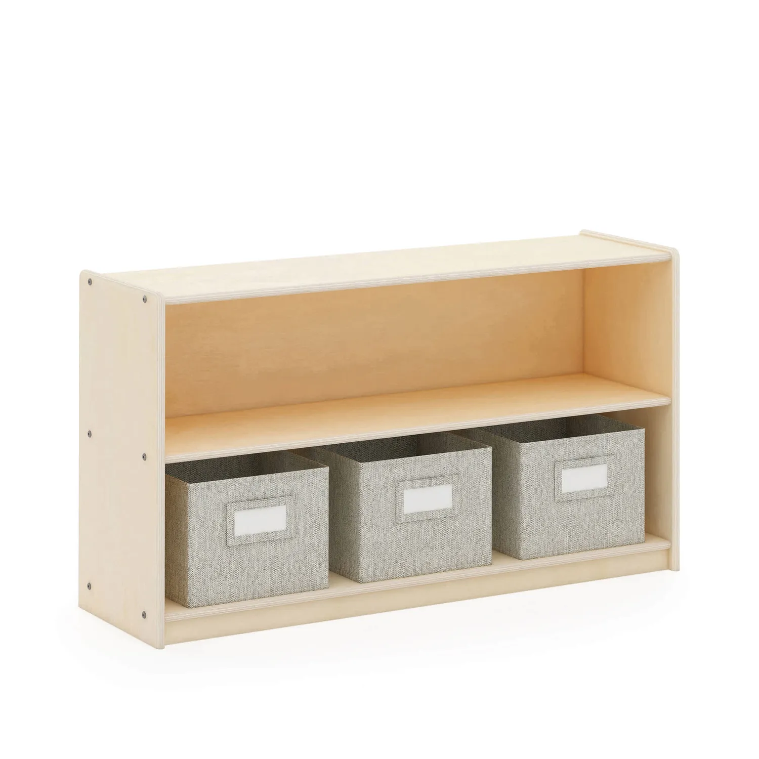 Guidecraft EdQ Open Opbergkast 2-planks 24 inch Naturel