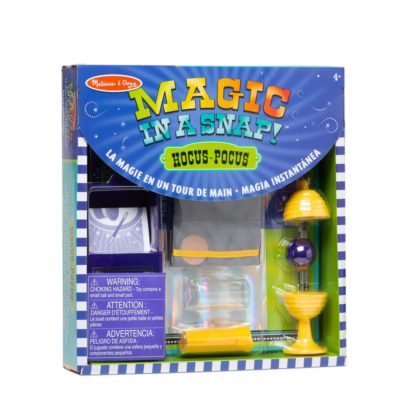 Melissa & Doug Magic in a Snap Hocus Pocus goochelset 12-delig vanaf 4 jaar