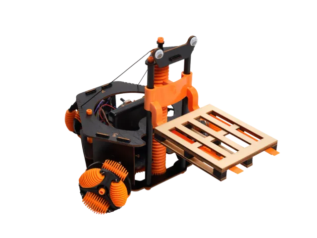 Mark Rober CrunchLabs Omnibot Forklift robot RF