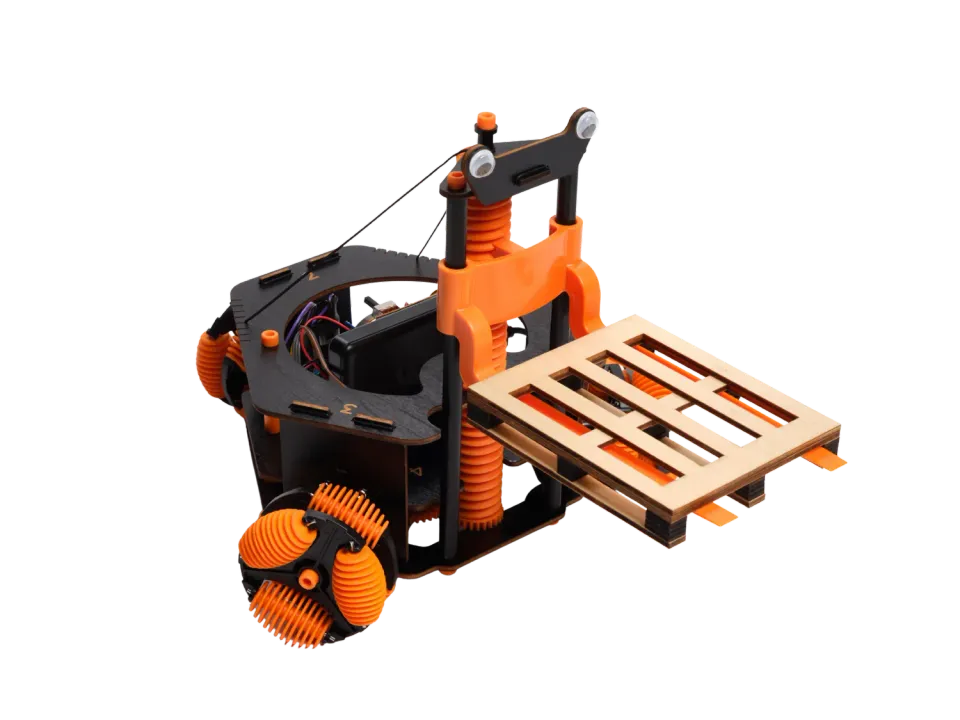 Mark Rober CrunchLabs Omnibot Forklift robot RF