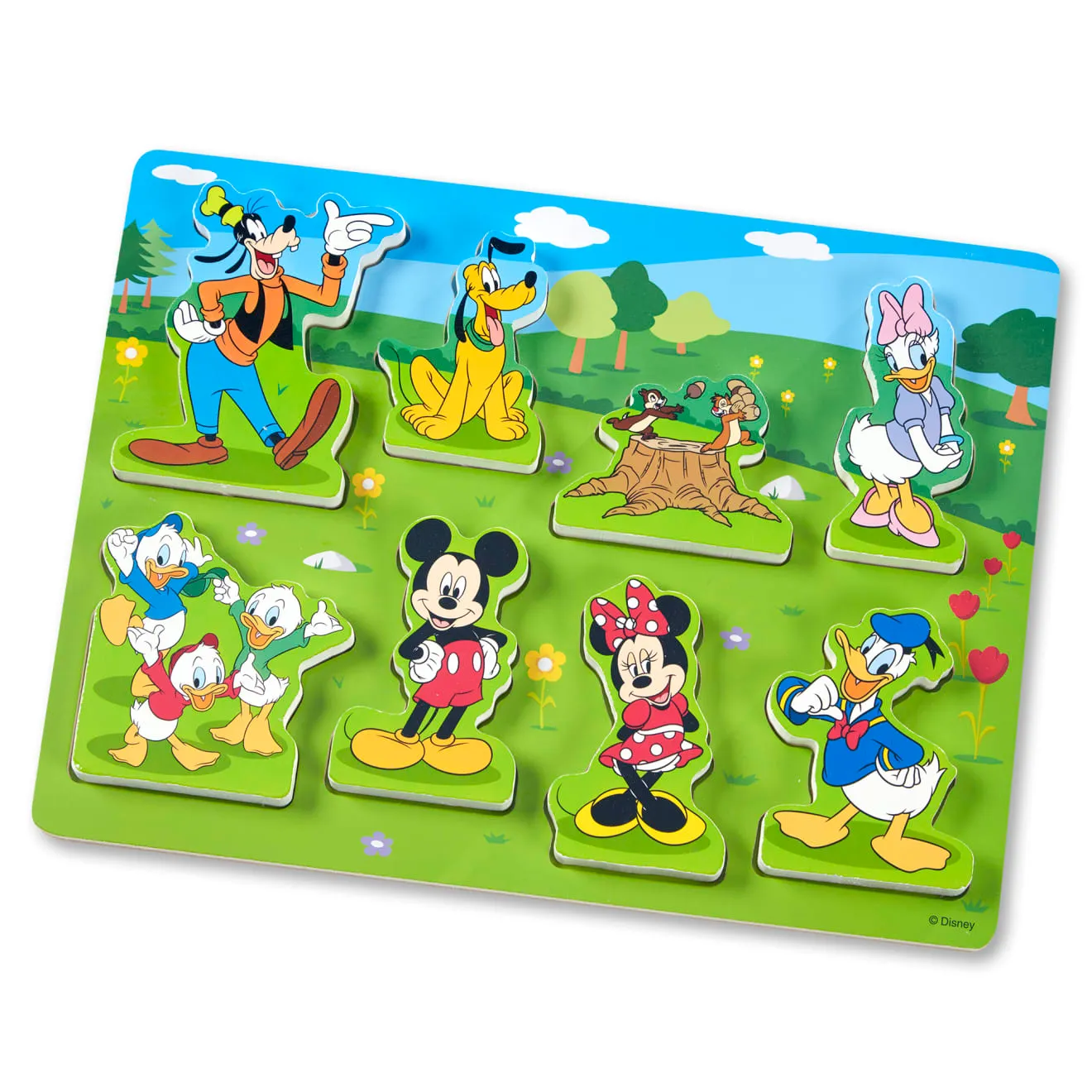 Melissa & Doug Mickey Mouse houten puzzel 8 stukjes peuter