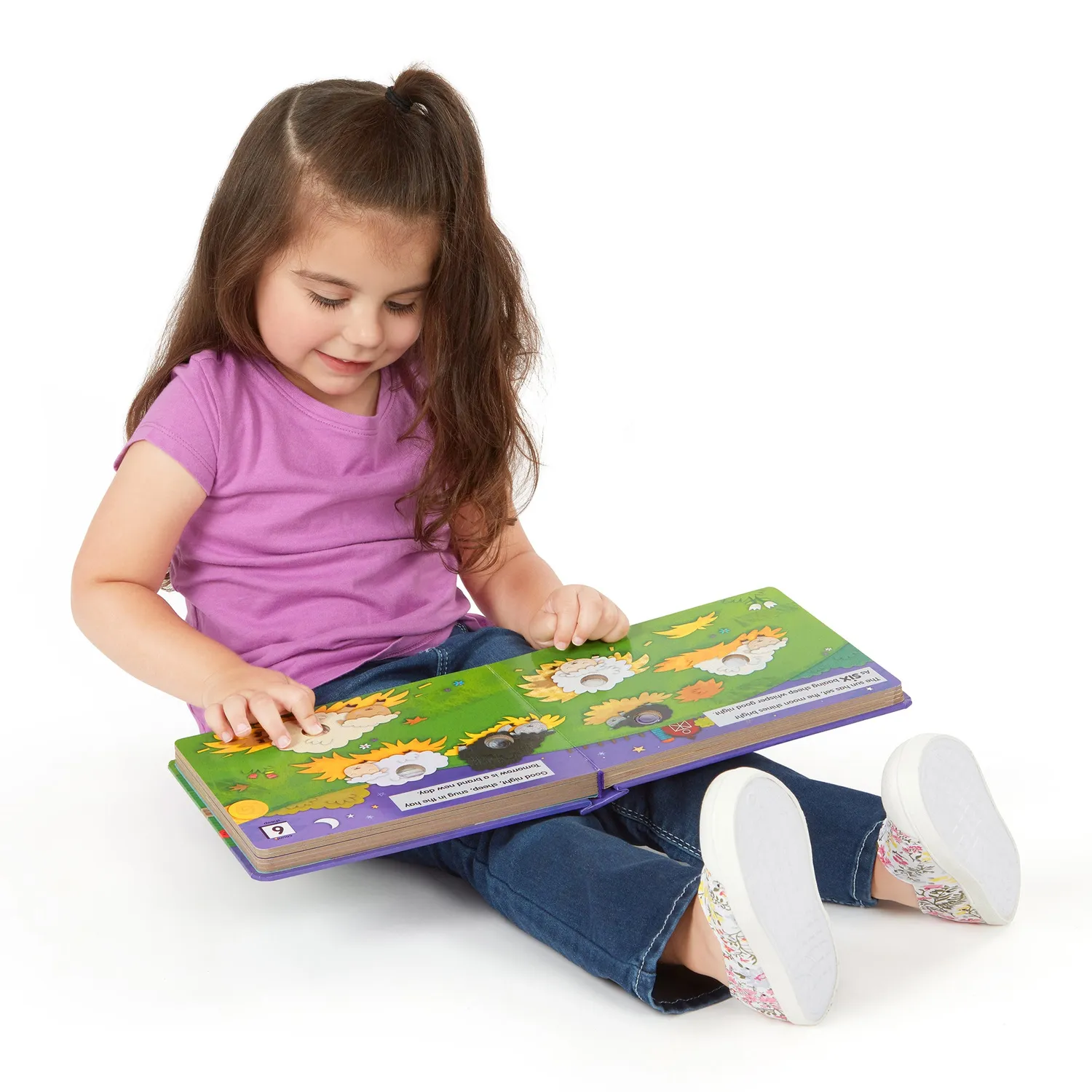 Melissa & Doug Poke-a-Dot Good Night kartonboek dieren klik