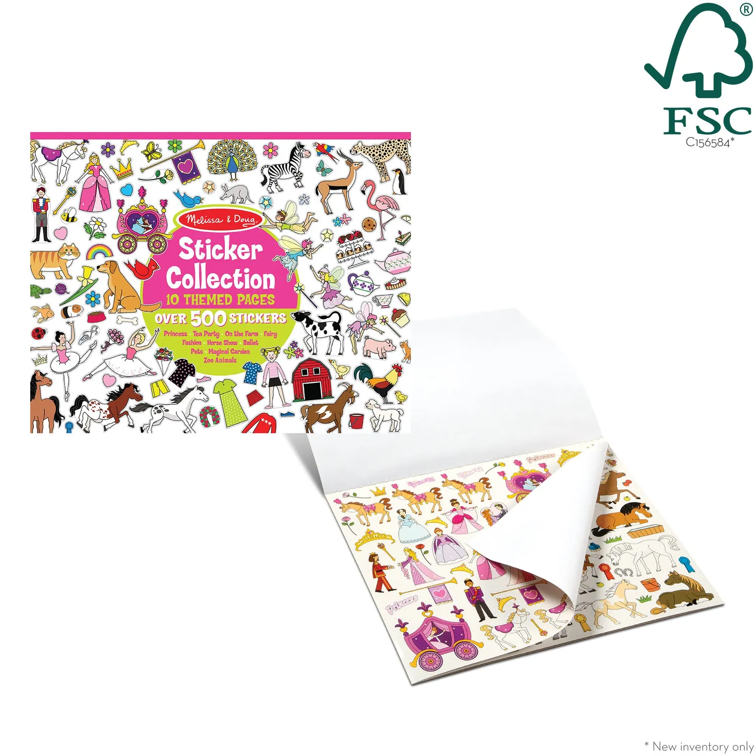 Melissa & Doug Stickerboek 700+ stickers prinsessen dieren feest